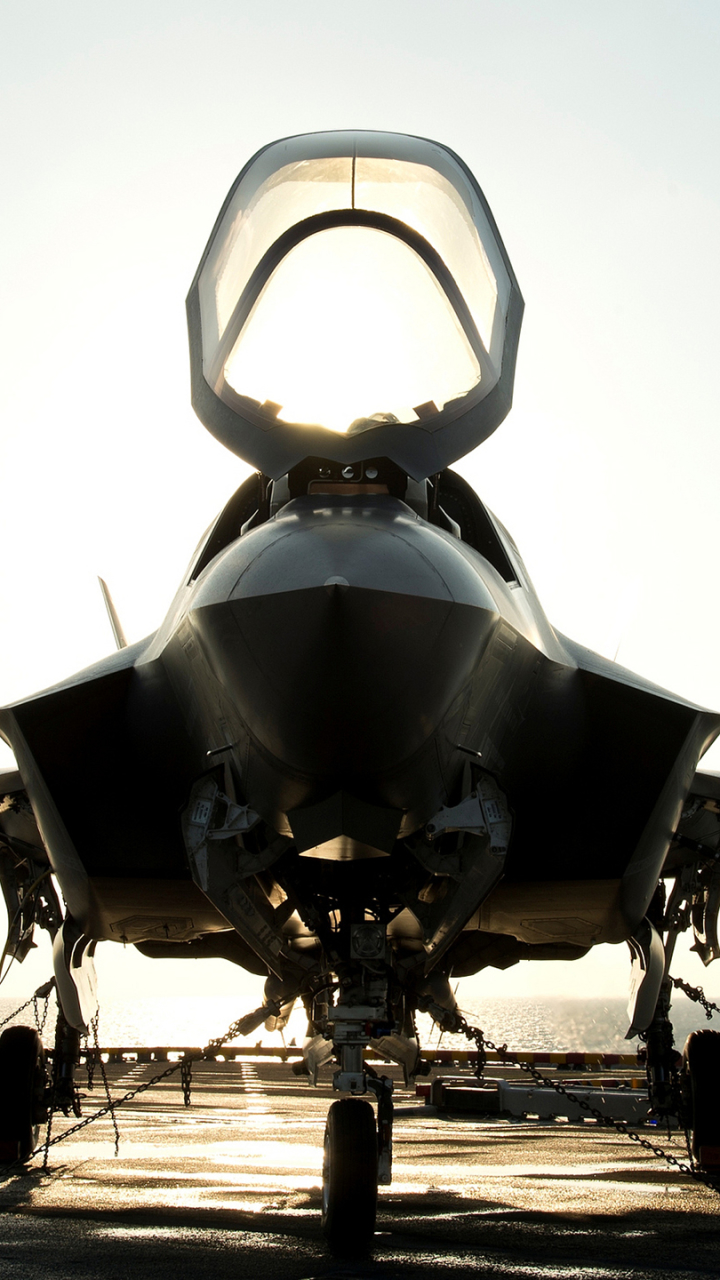 Download mobile wallpaper Military, Lockheed Martin F 35 Lightning Ii, Jet Fighters for free.