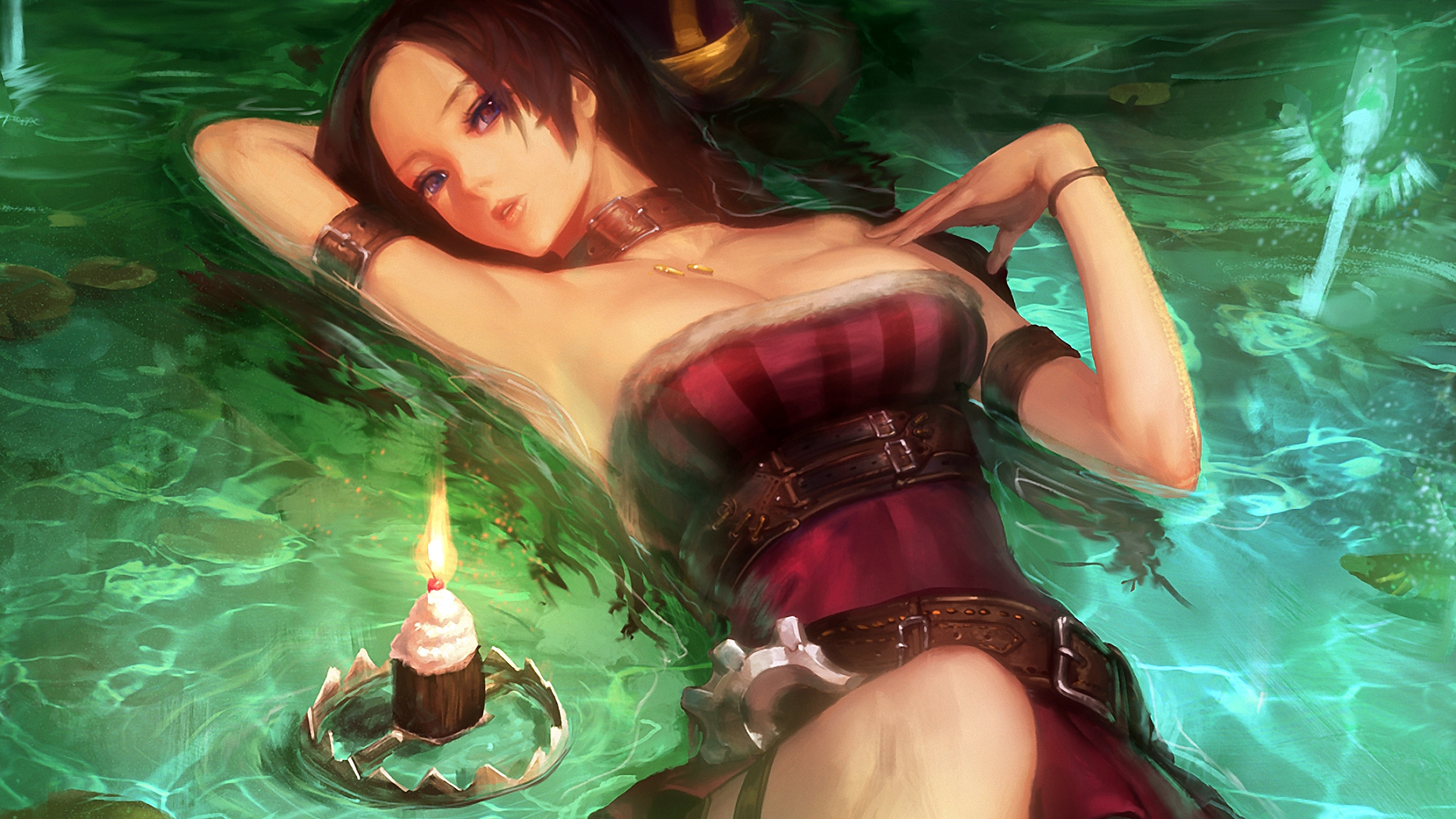 Free download wallpaper League Of Legends, Cupcake, Video Game, Caitlyn (League Of Legends) on your PC desktop