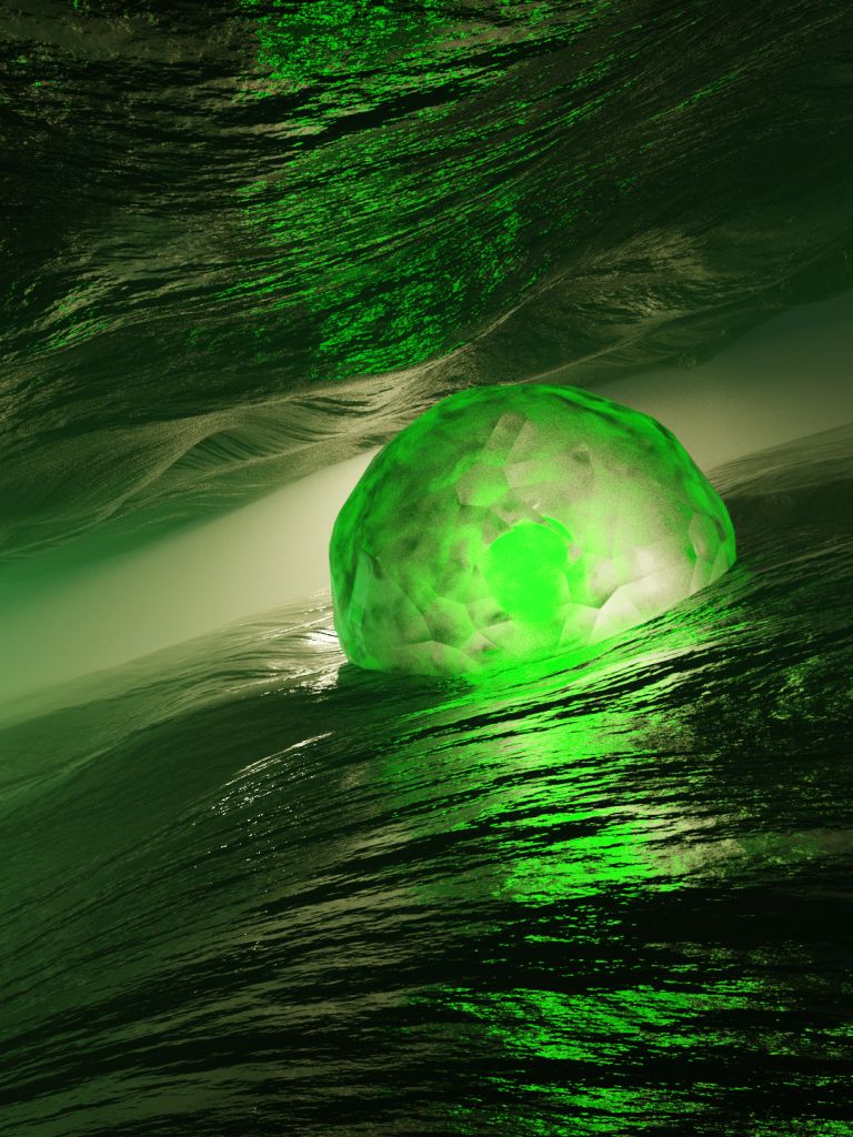 Download mobile wallpaper Abstract, Water, 3D, Sphere for free.