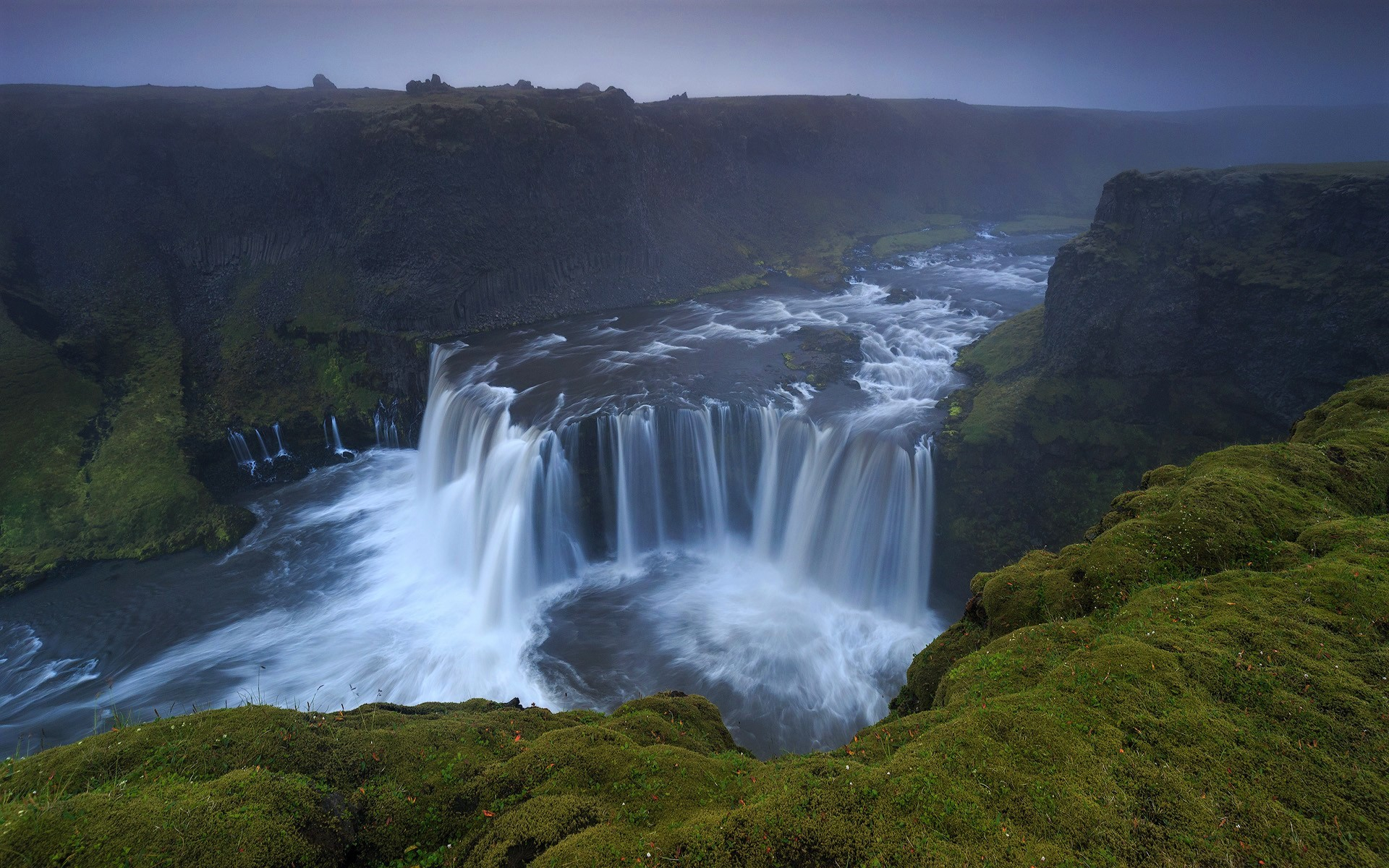 Laden Sie das Wasserfälle, Wasserfall, Wald, Fluss, Moos, Erde/natur-Bild kostenlos auf Ihren PC-Desktop herunter