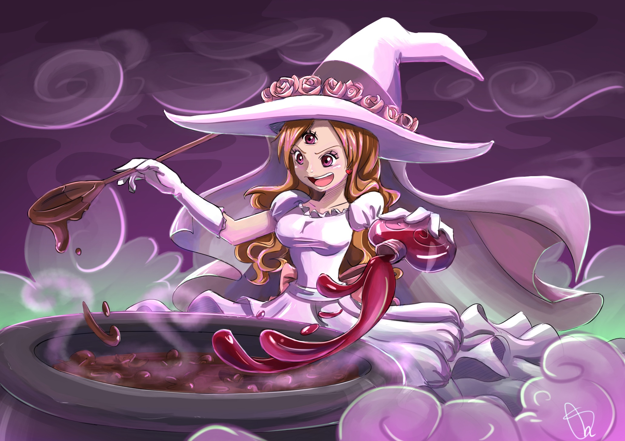 Laden Sie das Animes, One Piece, Charlotte Pudding-Bild kostenlos auf Ihren PC-Desktop herunter
