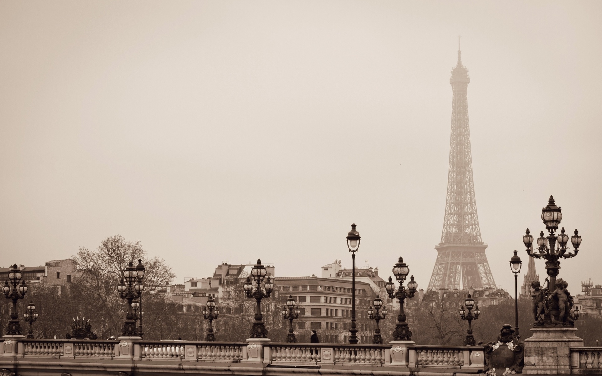 Скачать обои бесплатно Париж, Эйфелева Башня, Памятники, Город, Франция, Памятник, Сделано Человеком картинка на рабочий стол ПК