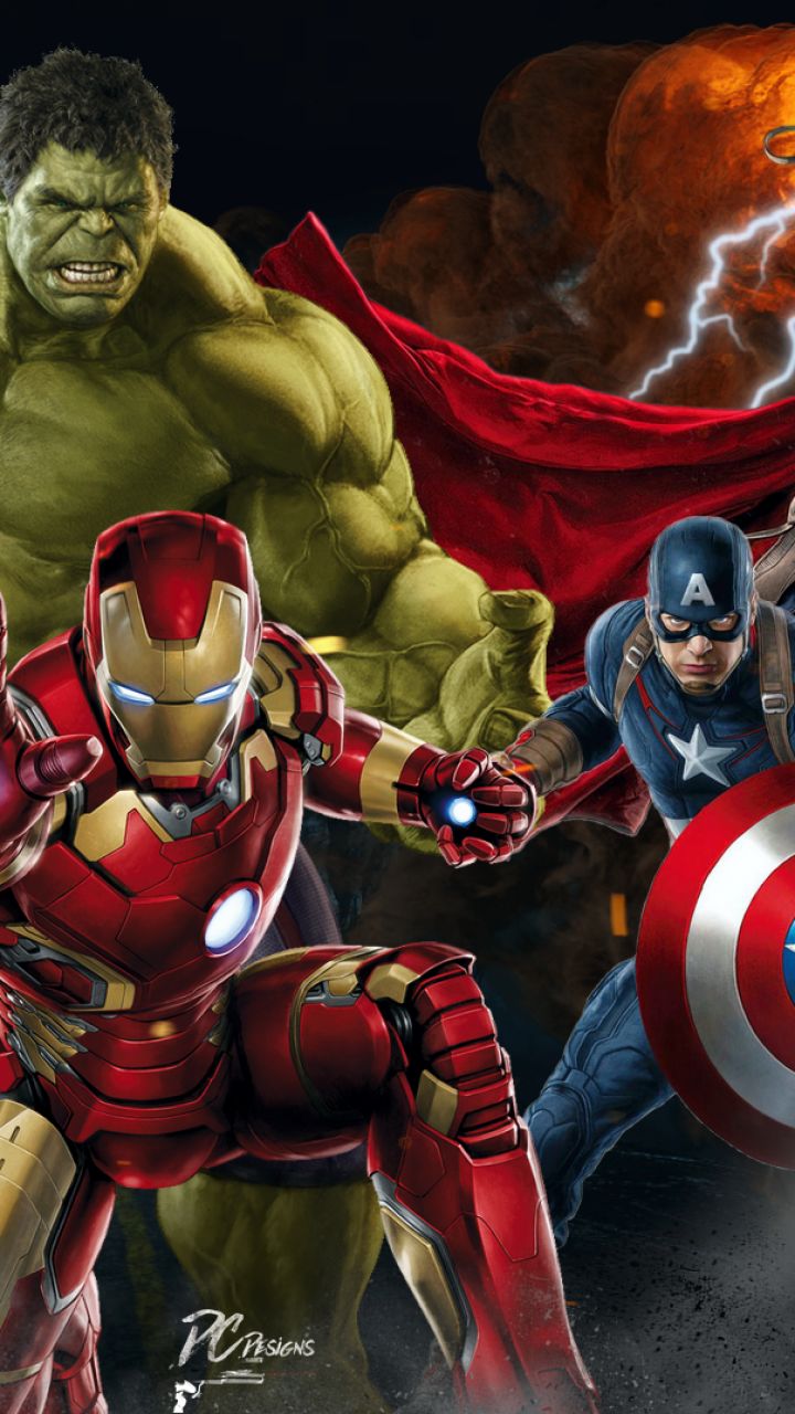 Download mobile wallpaper Hulk, Iron Man, Captain America, Avengers, Chris Evans, Movie, The Avengers, Avengers: Age Of Ultron for free.
