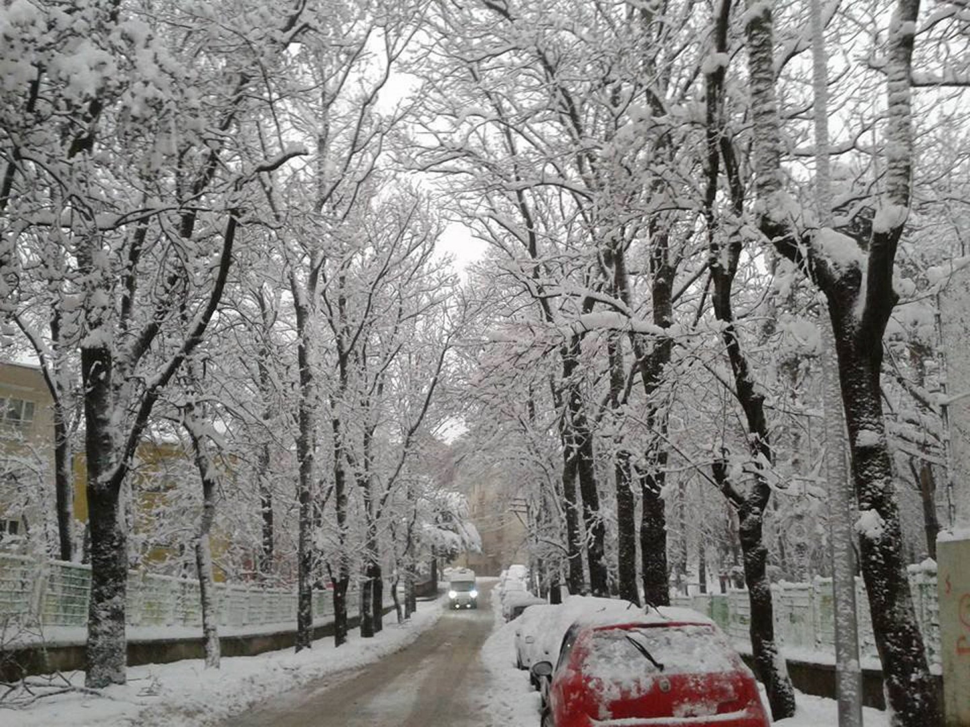 Скачать картинку Зима, Снег, Дерево, Автомобиль, Фотографии в телефон бесплатно.