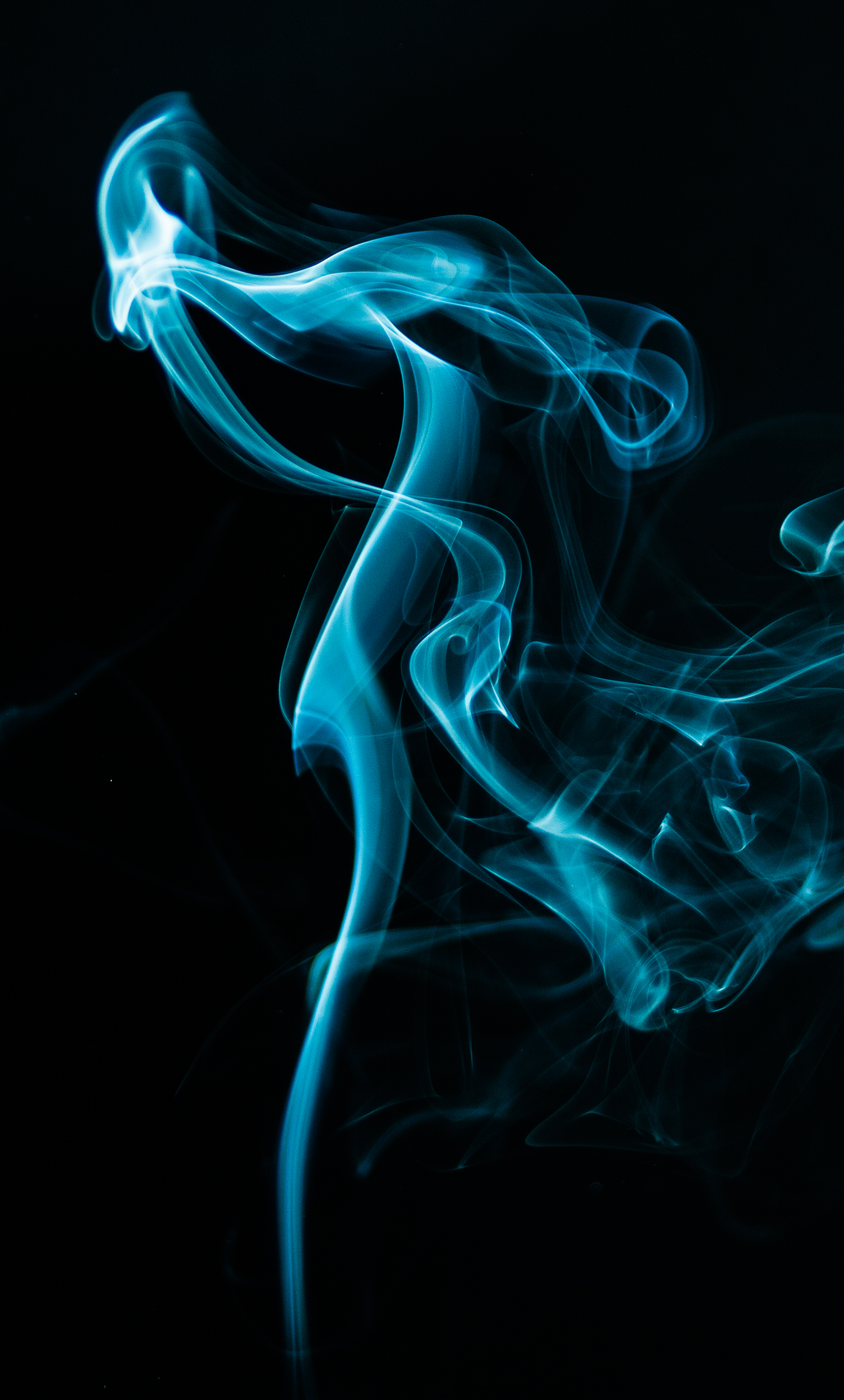dark, abstract, background, smoke