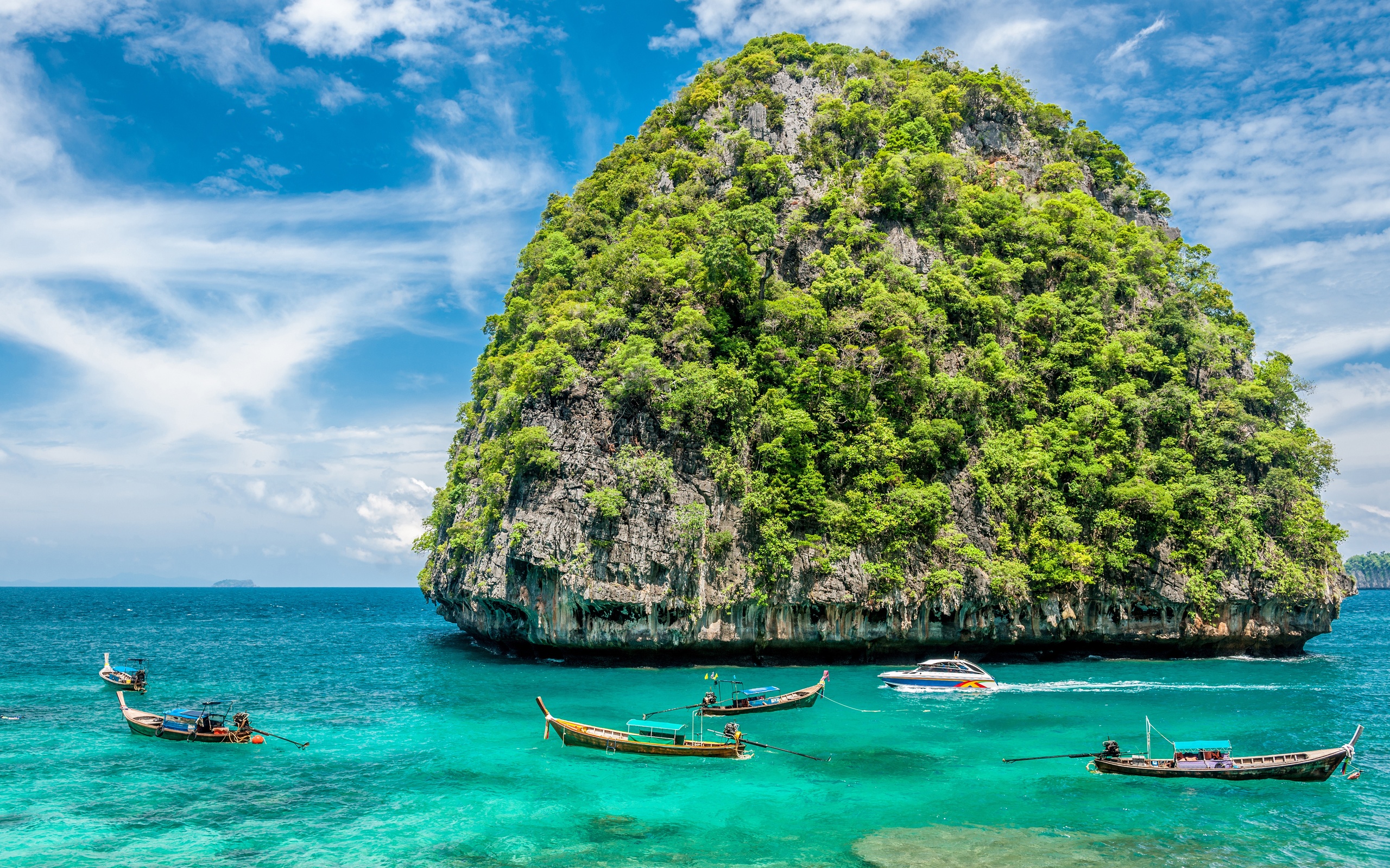 Handy-Wallpaper Ozean, Boot, Kanu, Thailand, Fahrzeuge kostenlos herunterladen.