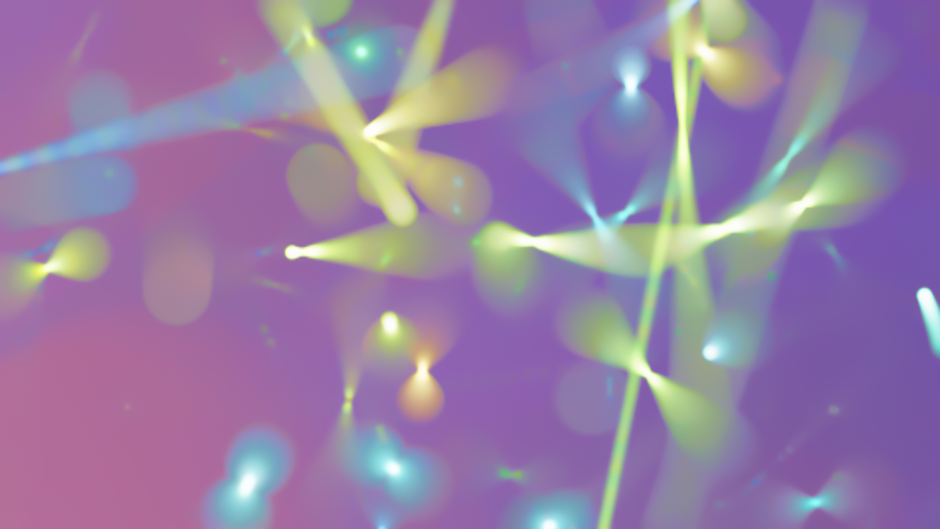 Download mobile wallpaper Glare, Smooth, Motley, Multicolored, Glow, Abstract, Blur for free.