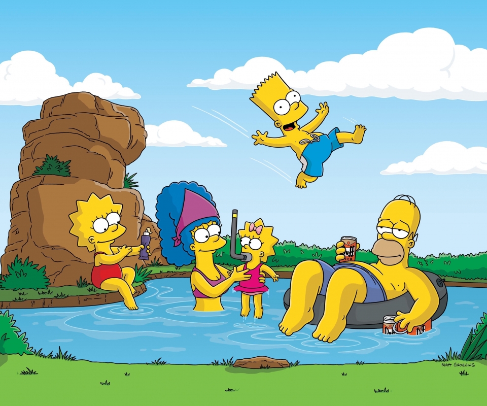 Handy-Wallpaper Homer Simpson, Die Simpsons, Fernsehserien, Bart Simpson, Lisa Simpson, Maggie Simpson, Marge Simpson kostenlos herunterladen.