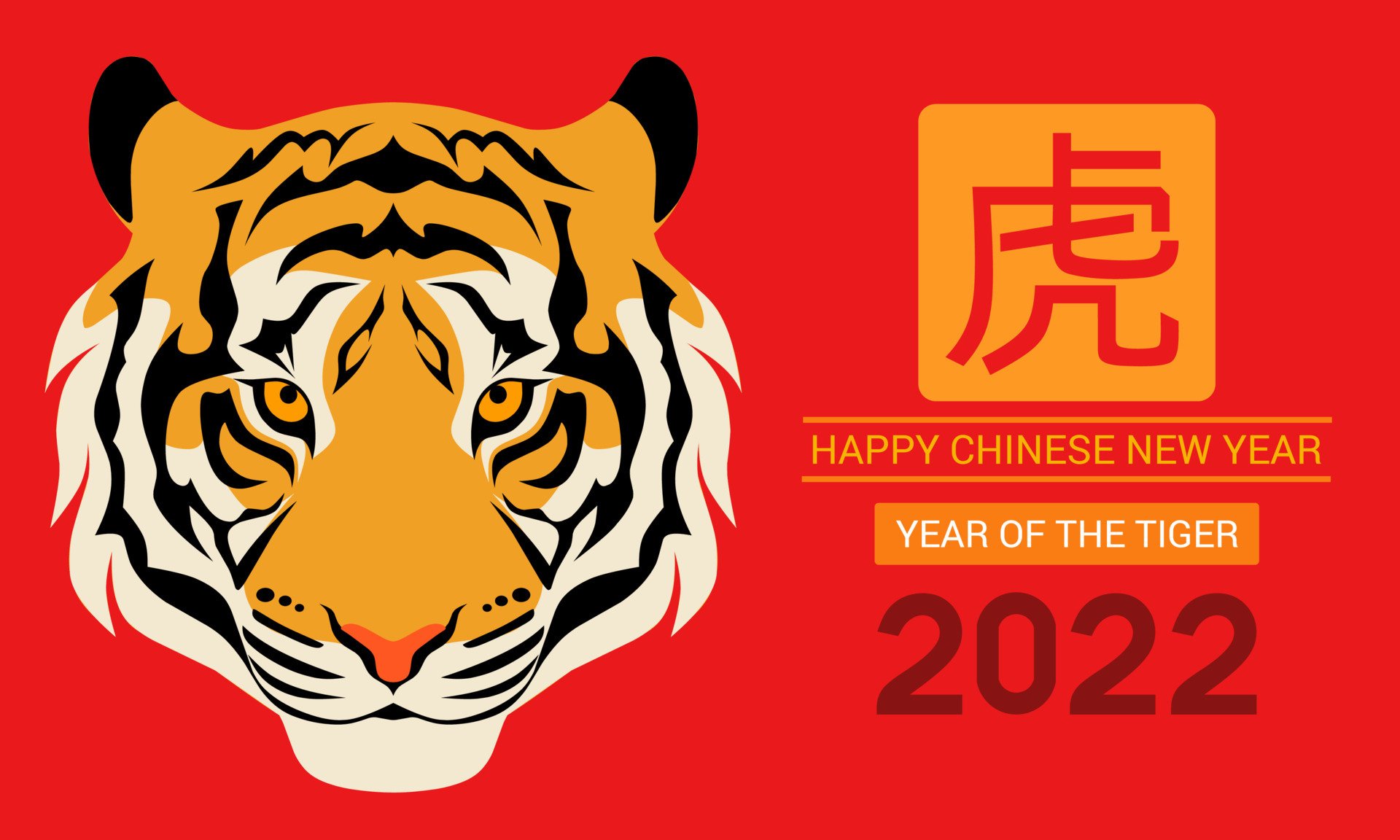 Скачать обои бесплатно Китайский Новый Год, Праздничные, Год Тигра картинка на рабочий стол ПК