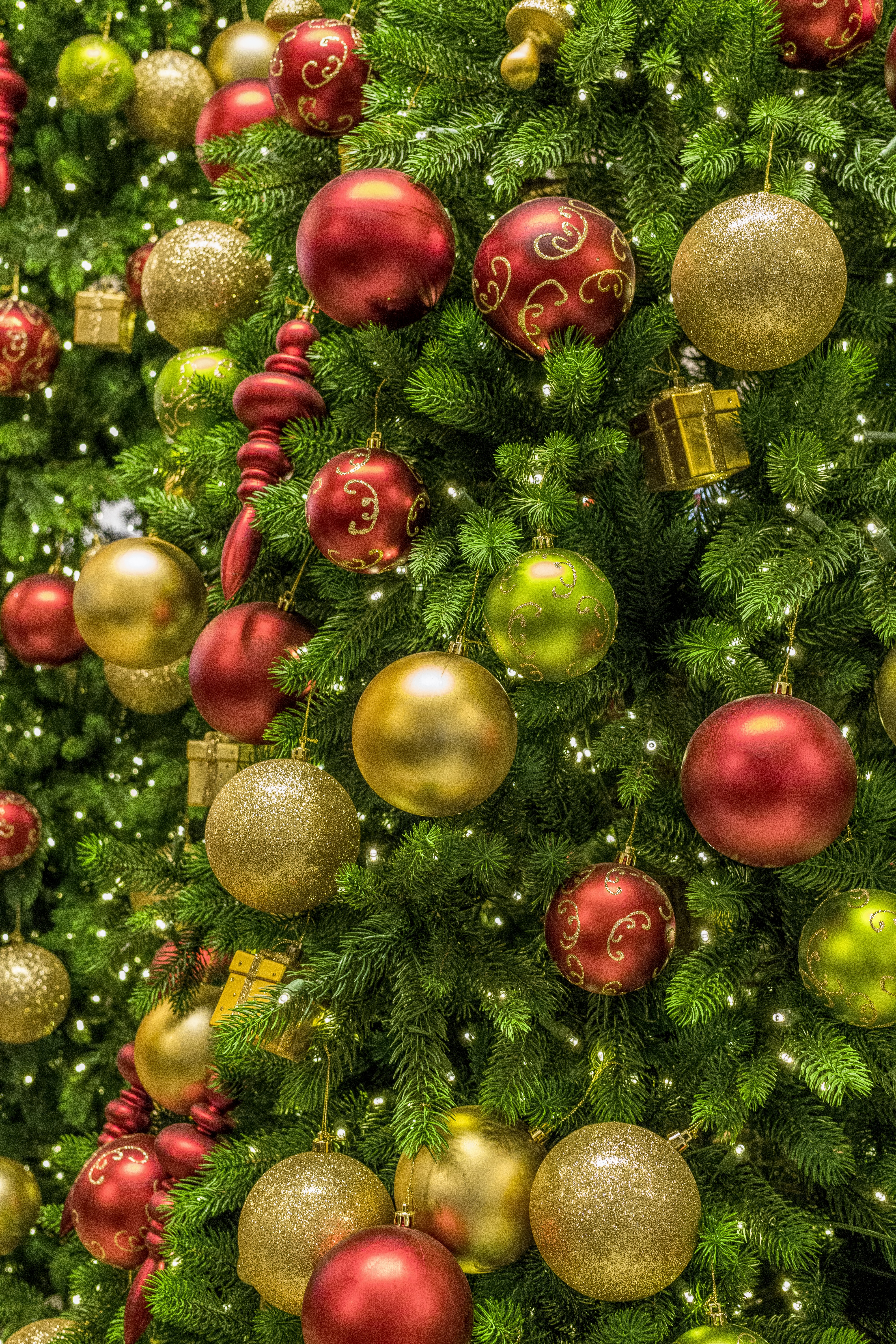 christmas, multicolored, balls, motley, christmas decorations, holidays, new year, christmas tree toys, christmas tree