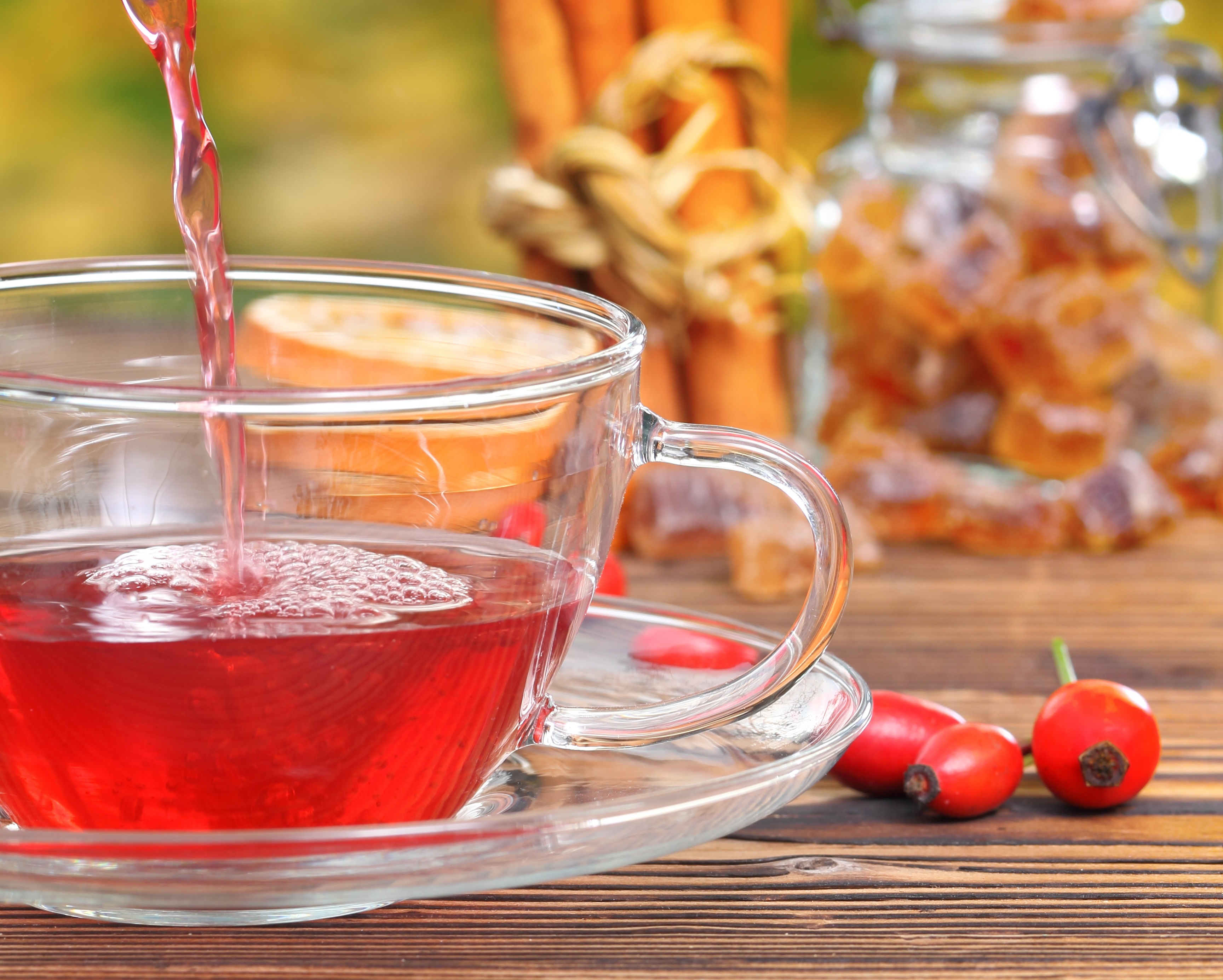 Free download wallpaper Food, Cup, Berry, Tea on your PC desktop