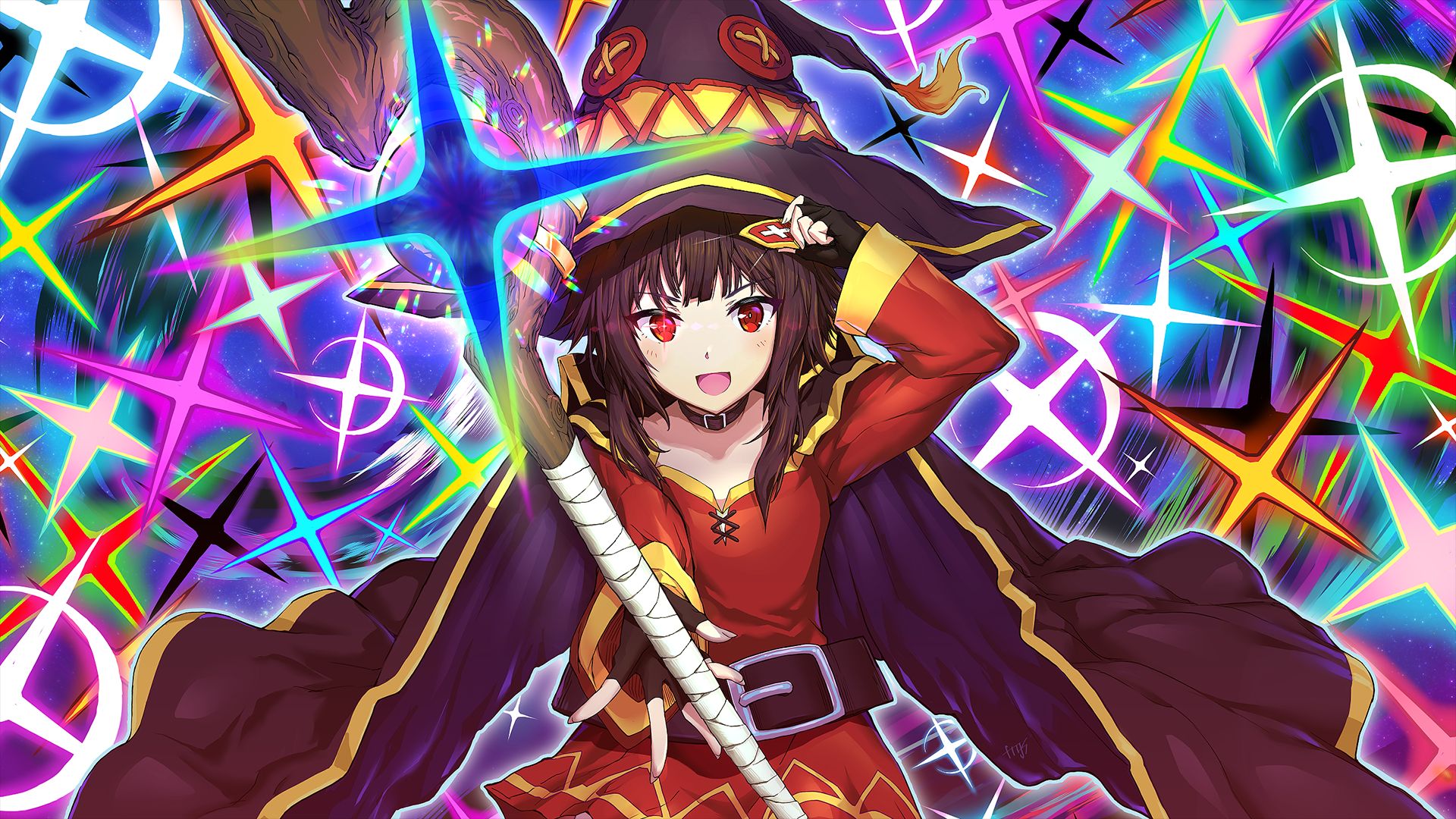 Download mobile wallpaper Anime, Konosuba God’S Blessing On This Wonderful World!!, Megumin (Konosuba) for free.