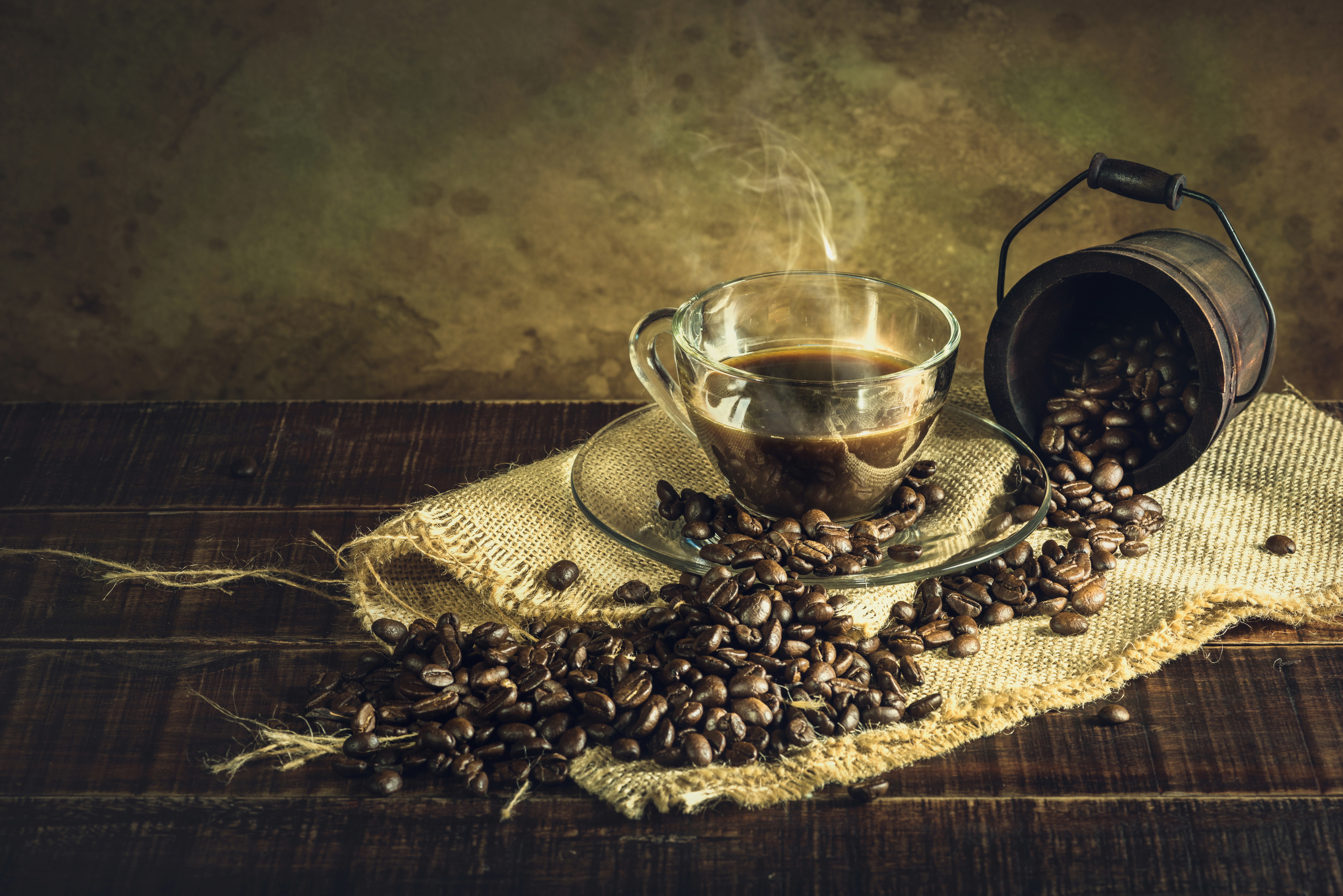 Download mobile wallpaper Food, Coffee, Still Life, Cup, Drink, Coffee Beans for free.