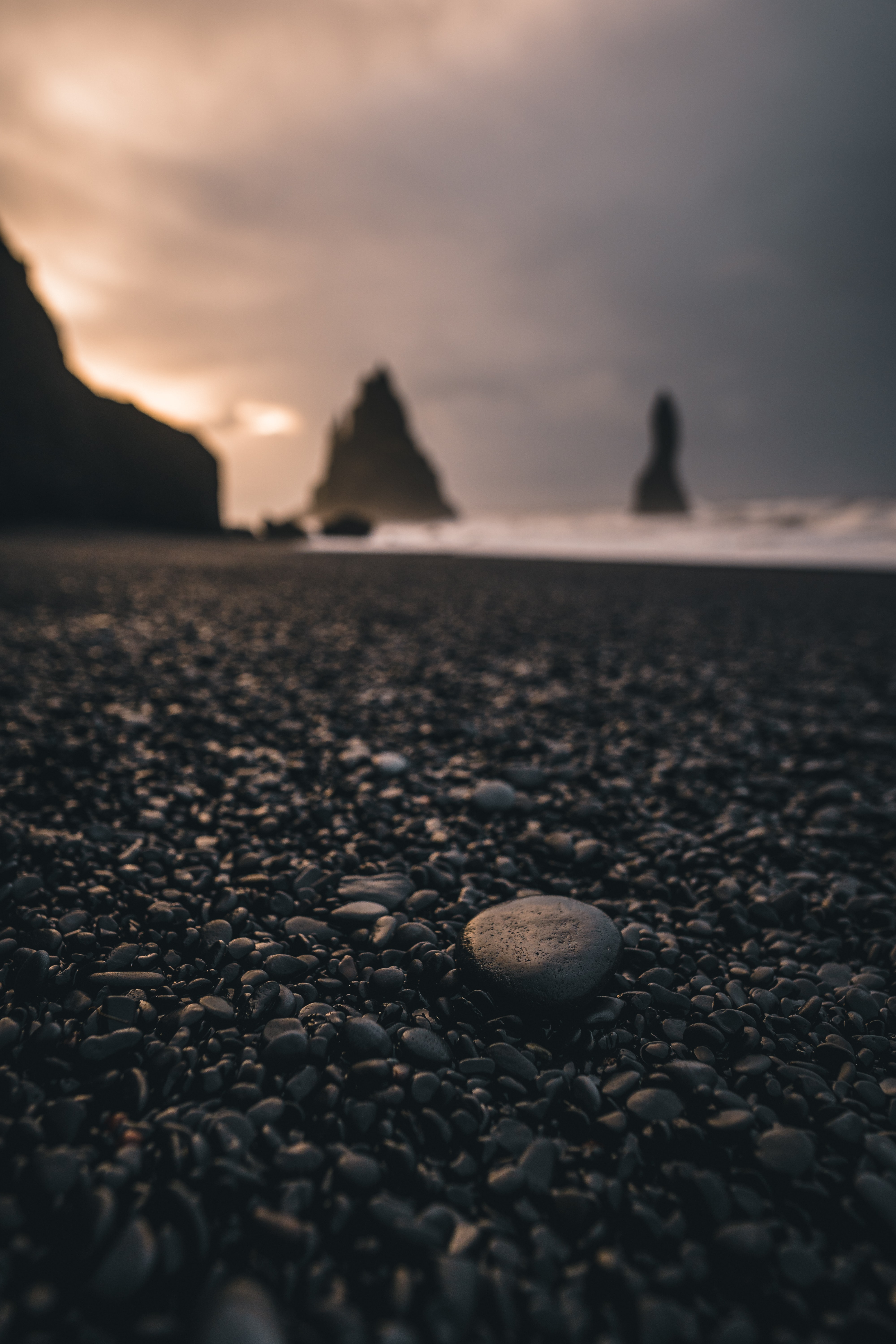 Free download wallpaper Sunset, Rock, Rocks, Nature, Stone, Beach on your PC desktop