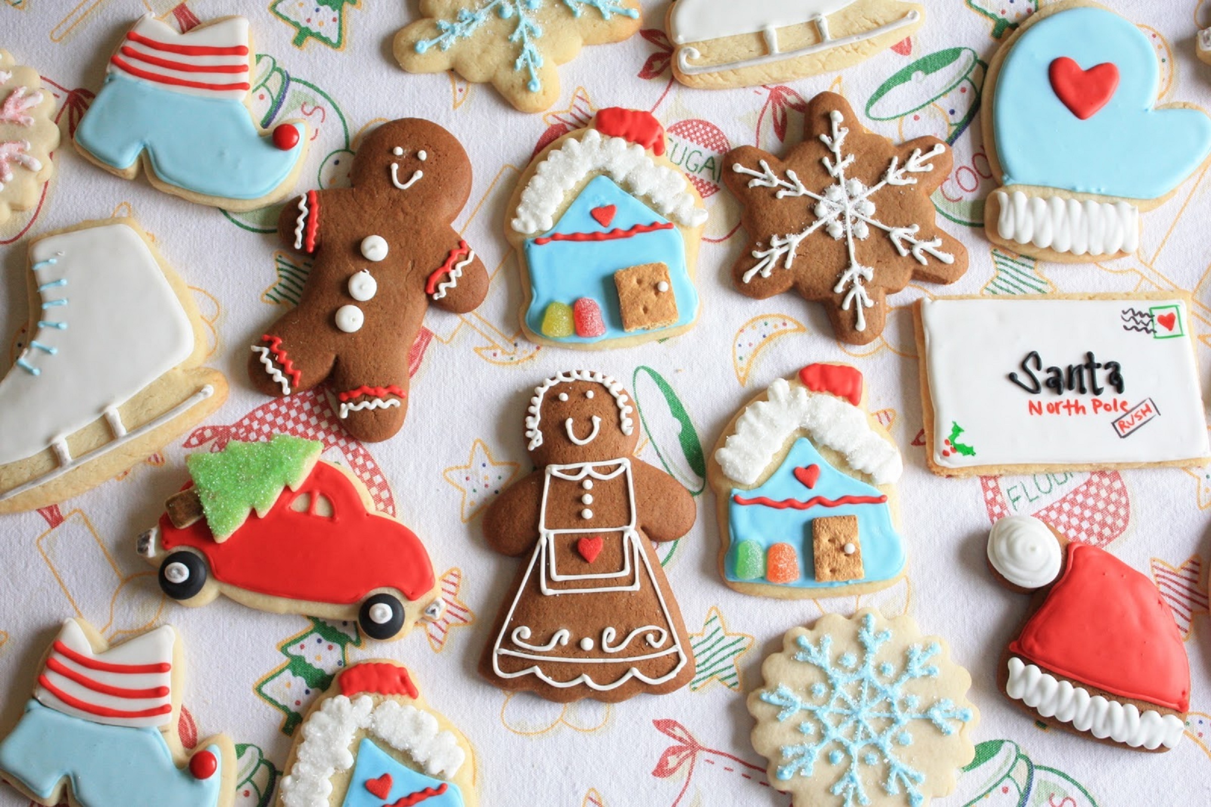 holiday, christmas, cookie, gingerbread