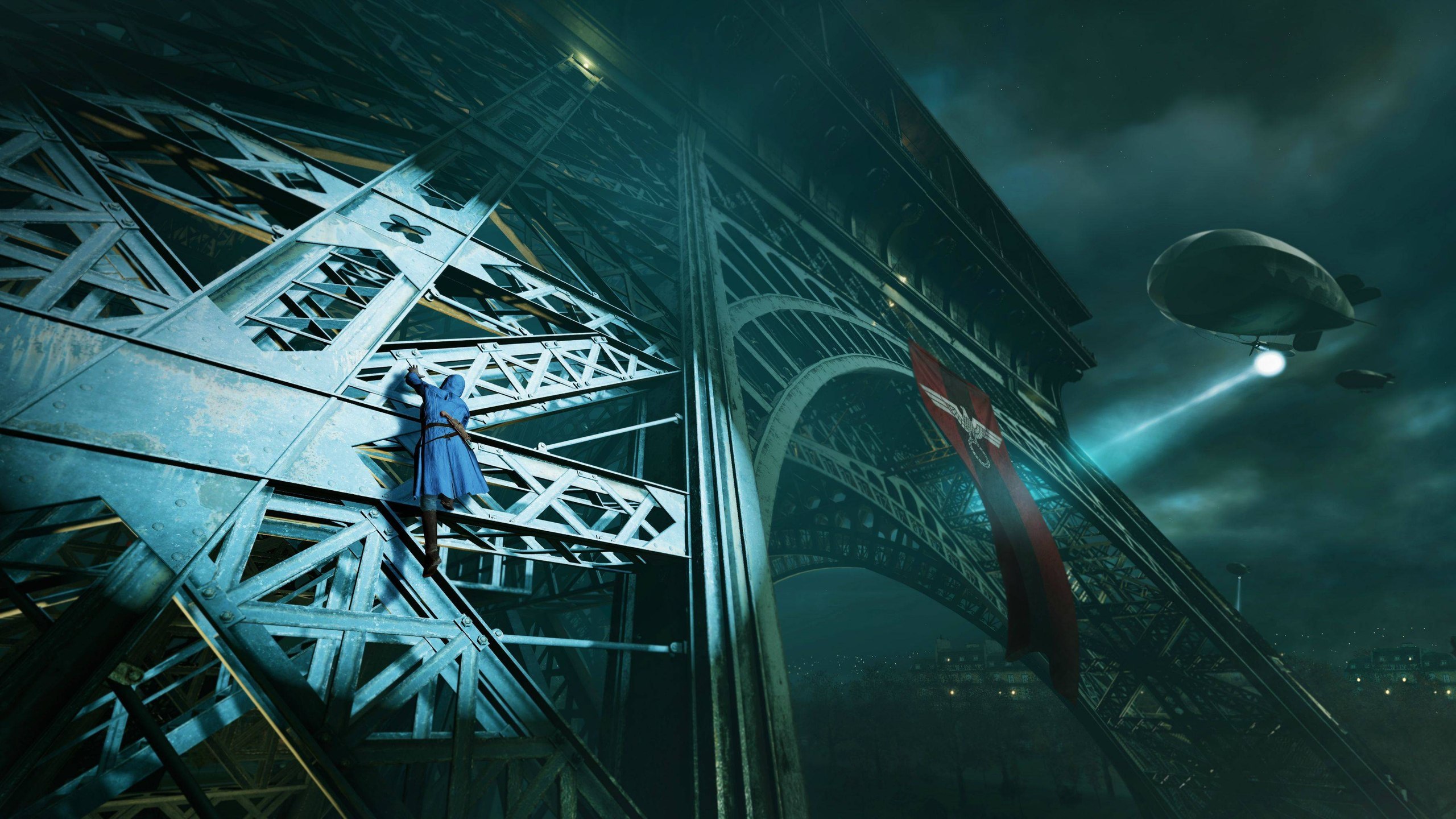 video game, assassin's creed: unity, arno dorian, eiffel tower, assassin's creed