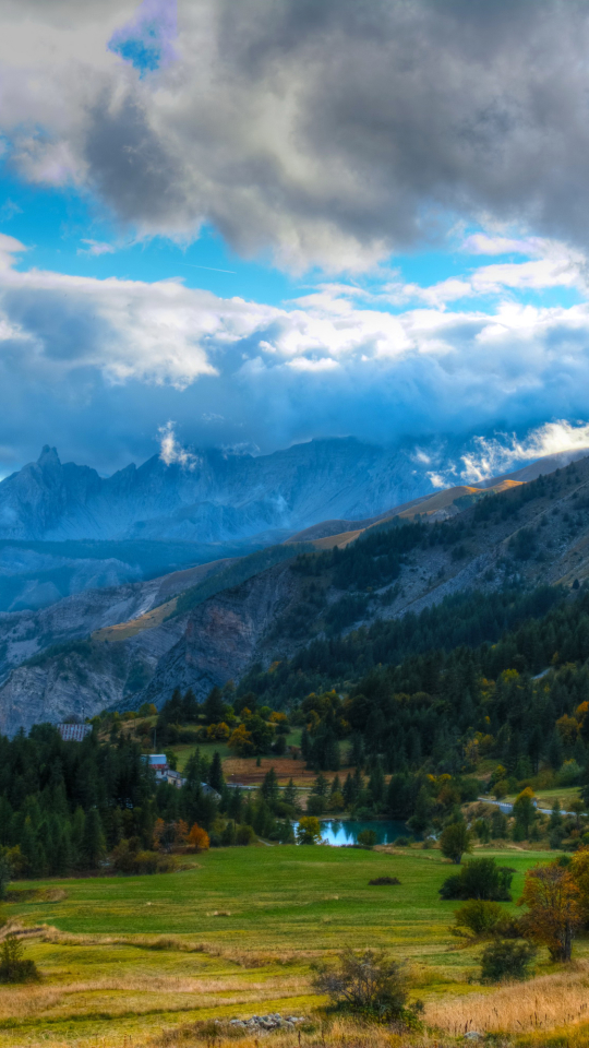 Descarga gratuita de fondo de pantalla para móvil de Paisaje, Cielo, Montaña, Árbol, Tierra, Nube, Tierra/naturaleza.