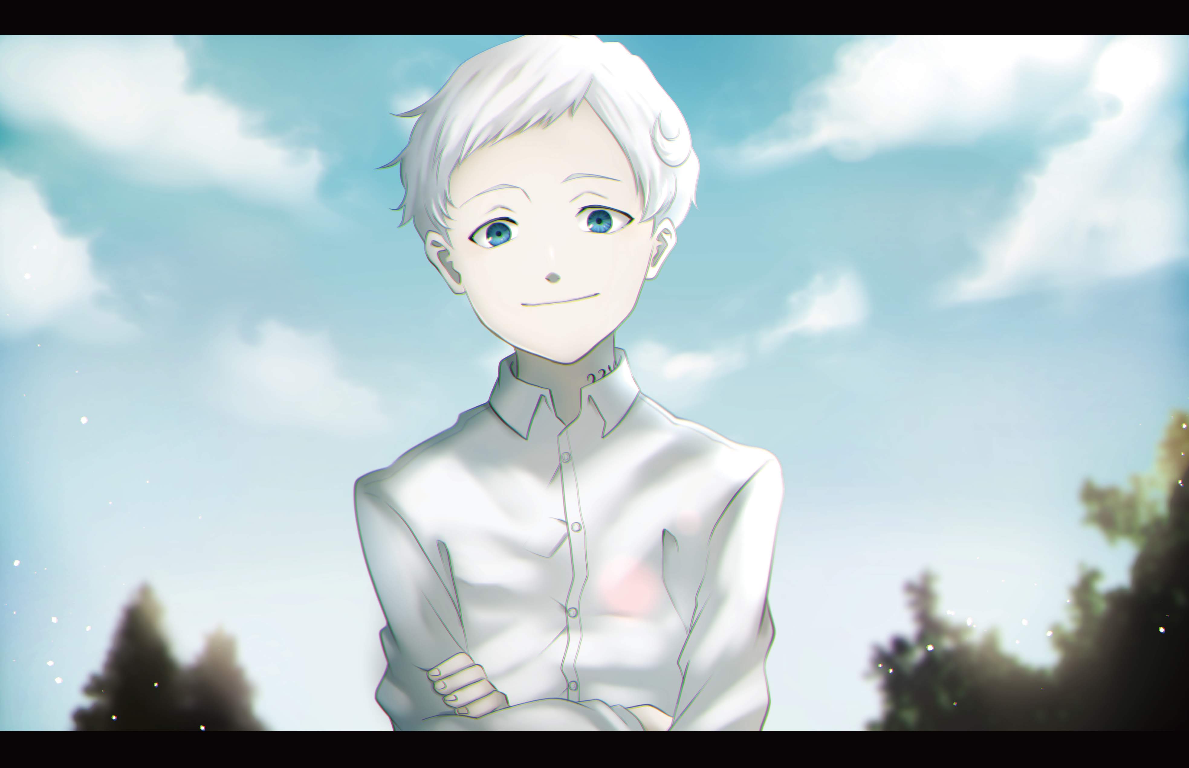 norman (the promised neverland), anime, the promised neverland