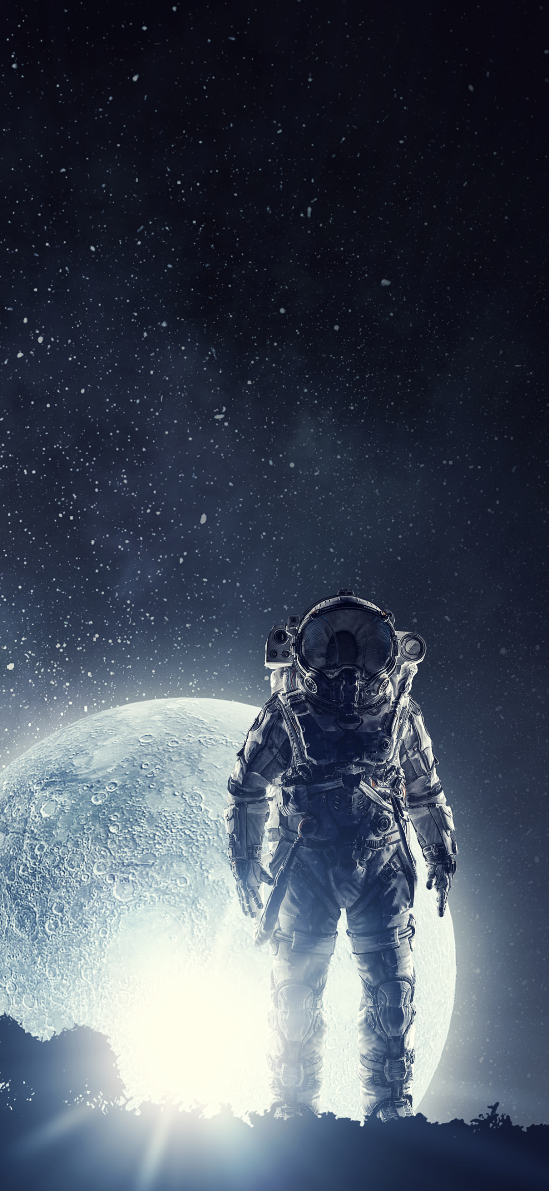 Handy-Wallpaper Science Fiction, Astronaut kostenlos herunterladen.