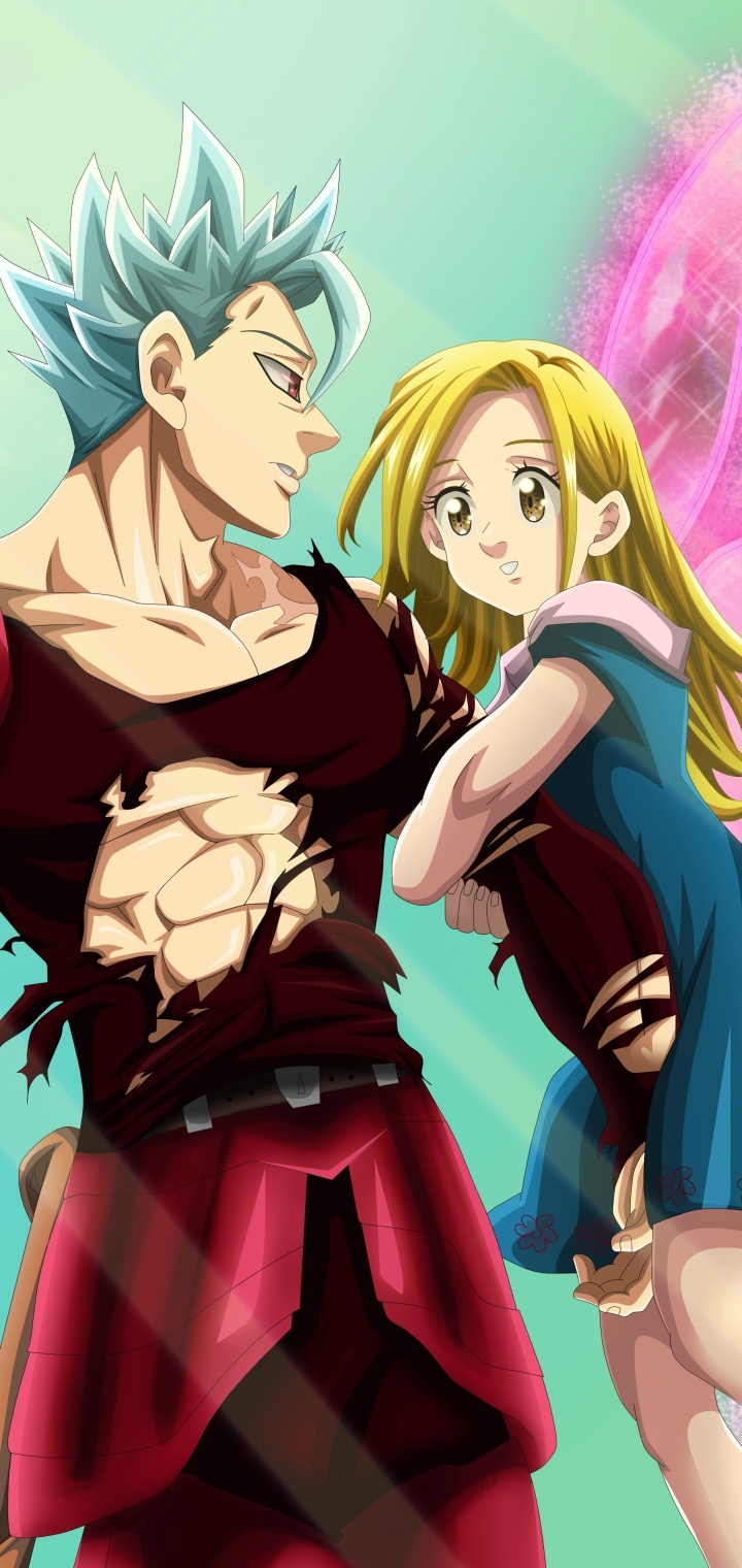 Download mobile wallpaper Anime, Blonde, The Seven Deadly Sins, Ban (The Seven Deadly Sins), Elaine (The Seven Deadly Sins) for free.