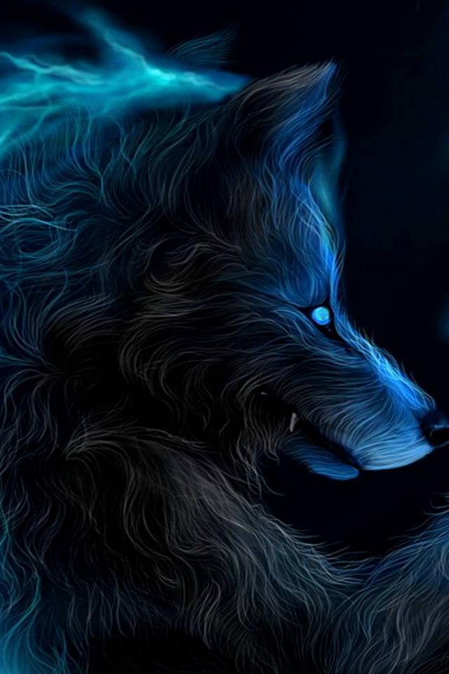 Download mobile wallpaper Dark, Wolf, Werewolf for free.