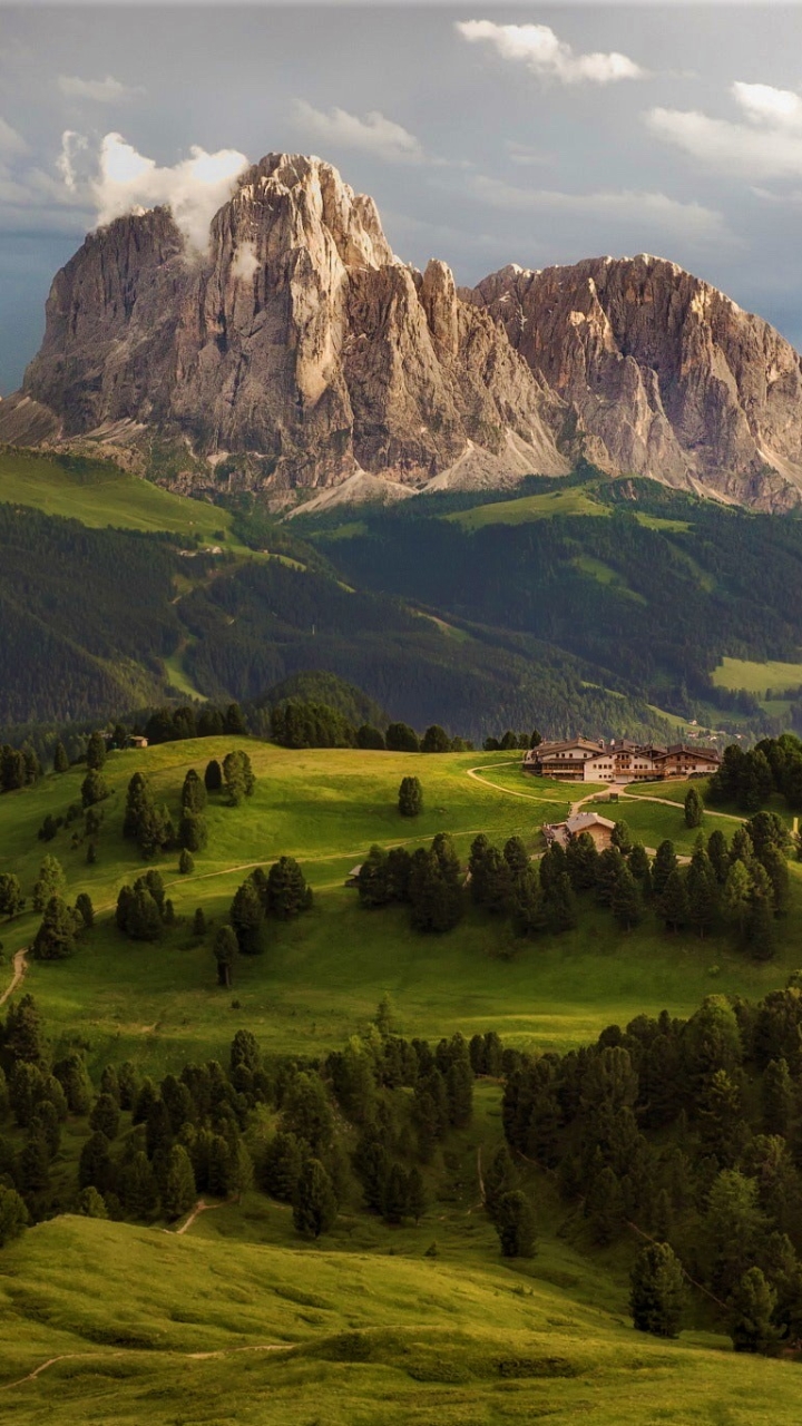 Téléchargez des papiers peints mobile Paysage, Montagne, Forêt, Arbre, Alpes, Nuage, Photographie gratuitement.