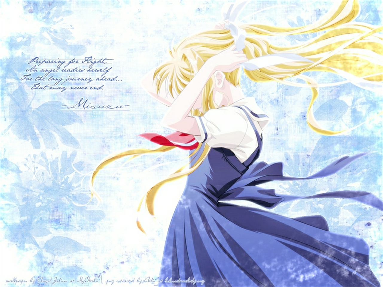 Free download wallpaper Anime, Air, Misuzu Kamio on your PC desktop