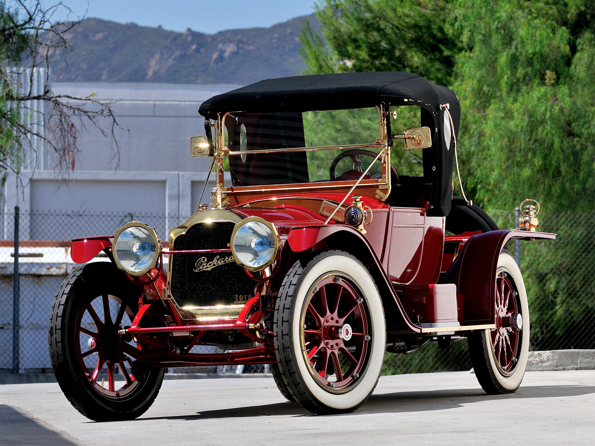 Download mobile wallpaper Vintage Car, Vehicles, Packard, Packard Six Runabout, 1913 Packard Six Runabout for free.