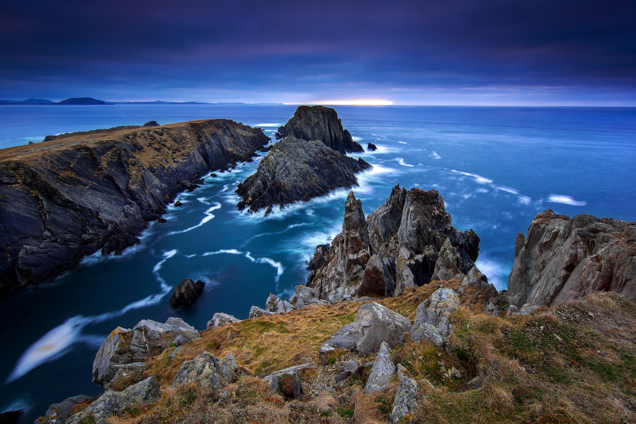 144854 скачать обои ирландия, природа, камни, море, донегол - заставки и картинки бесплатно