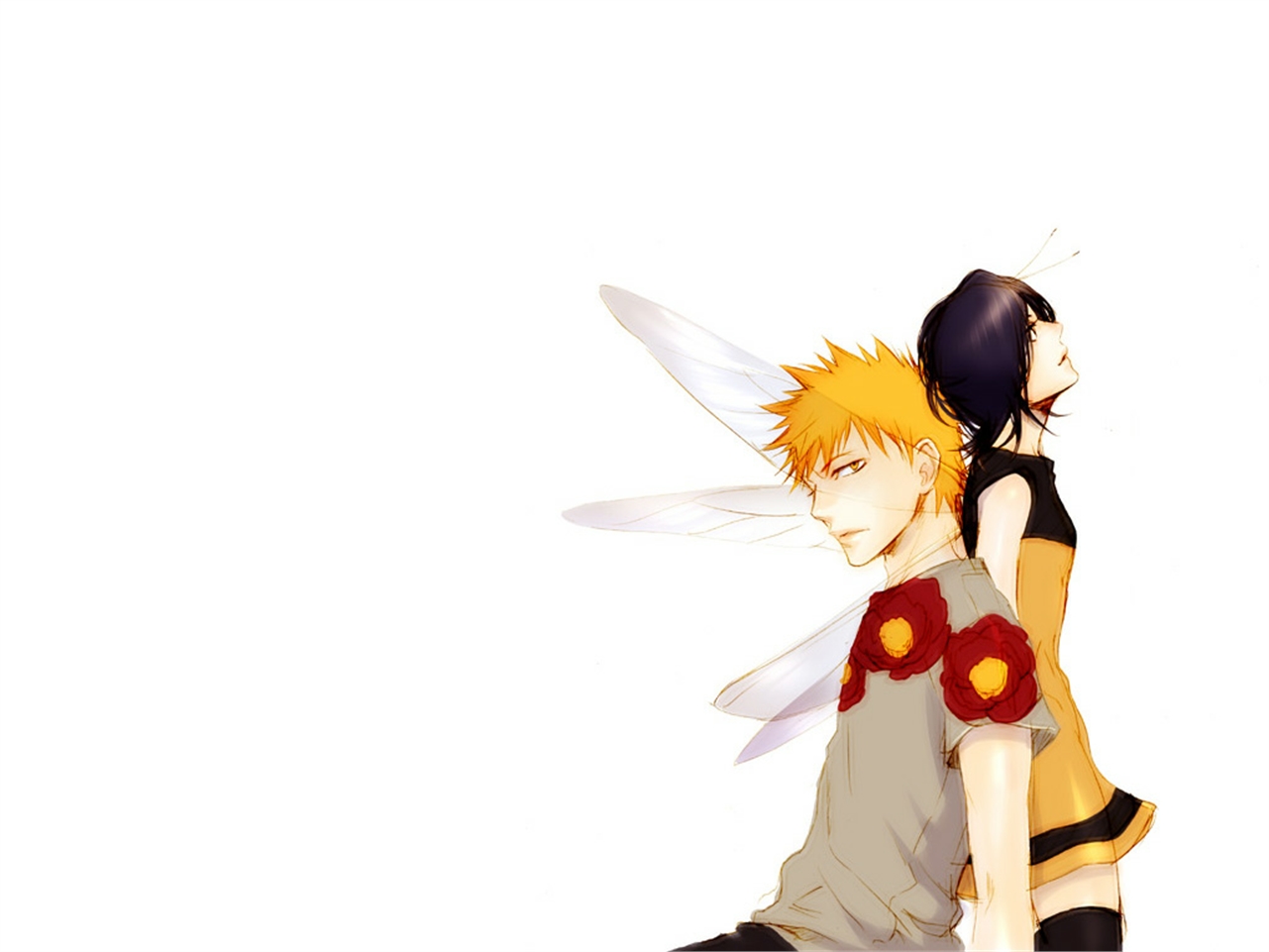 Baixar papel de parede para celular de Anime, Alvejante, Rukia Kuchiki, Ichigo Kurosaki gratuito.