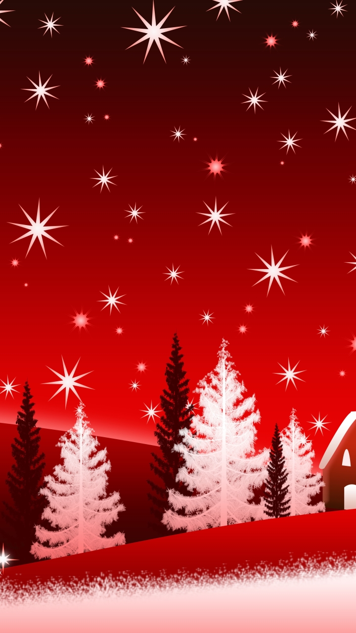 Handy-Wallpaper Feiertage, Weihnachten, Schlitten, Rentier kostenlos herunterladen.