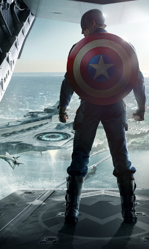 Download mobile wallpaper Captain America, Chris Evans, Movie, Captain America: The Winter Soldier for free.