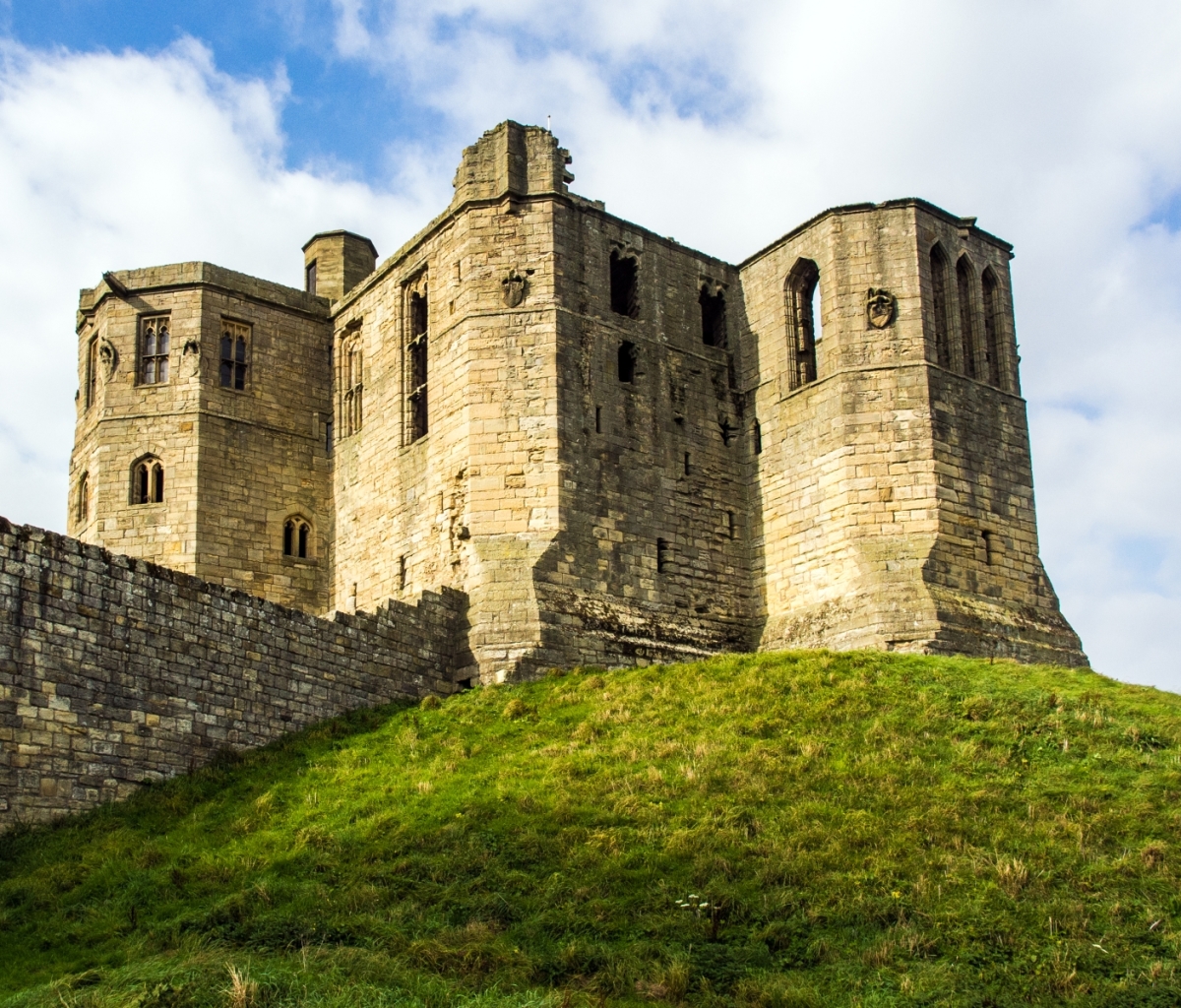 Download mobile wallpaper Castles, Man Made, Warkworth Castle for free.