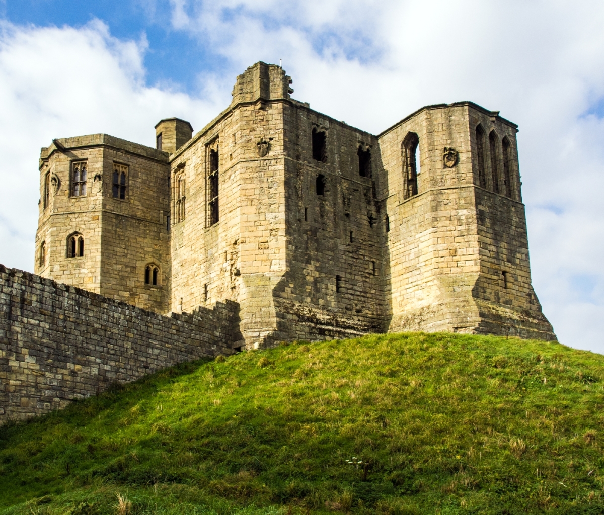 Téléchargez des papiers peints mobile Construction Humaine, Château De Warkworth, Châteaux gratuitement.