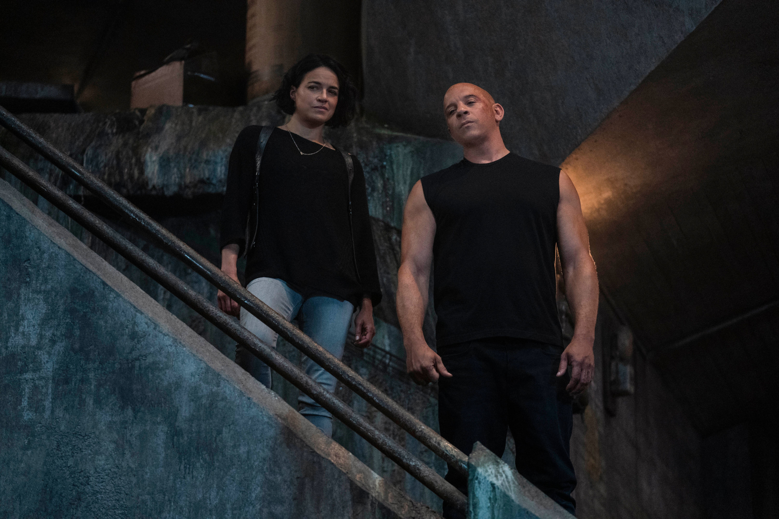 movie, fast & furious 9, dominic toretto, letty ortiz, michelle rodriguez, vin diesel, fast & furious