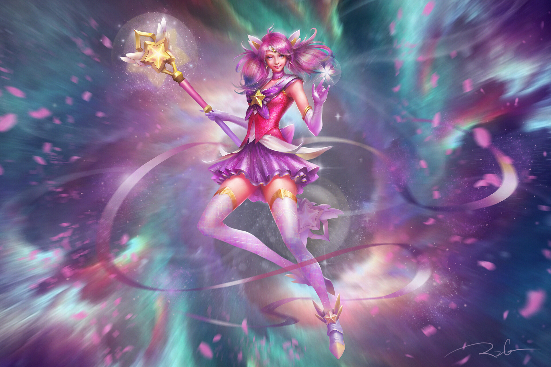Download mobile wallpaper League Of Legends, Video Game, Lux (League Of Legends), Star Guardians for free.