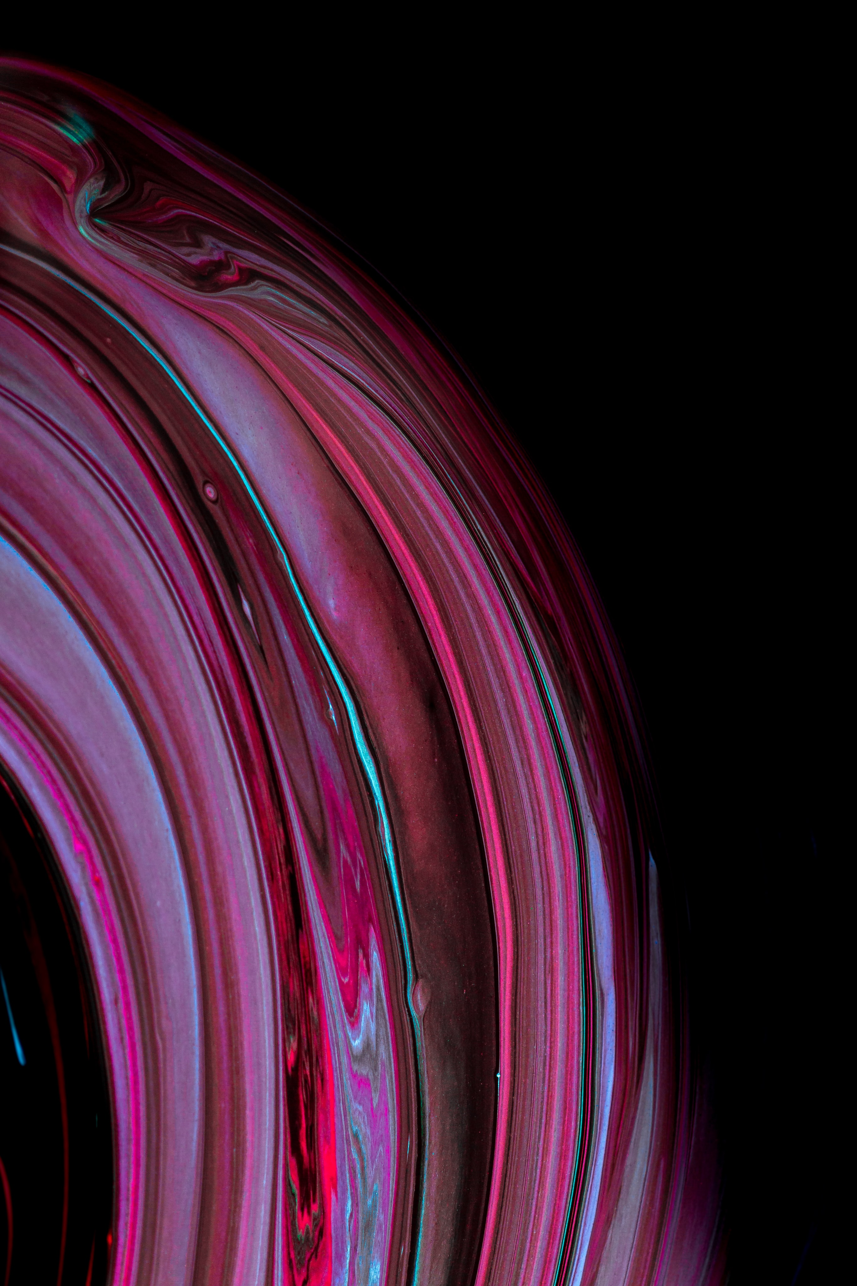 Download mobile wallpaper Streaks, Divorces, Paint, Stripes, Violet, Abstract, Purple for free.