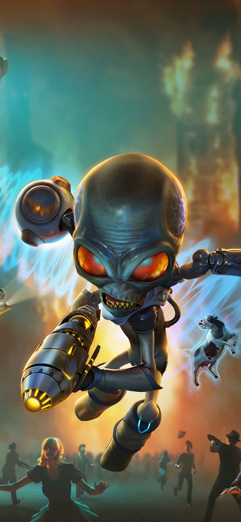 Descarga gratuita de fondo de pantalla para móvil de Extraterrestre, Videojuego, Destroy All Humans!.