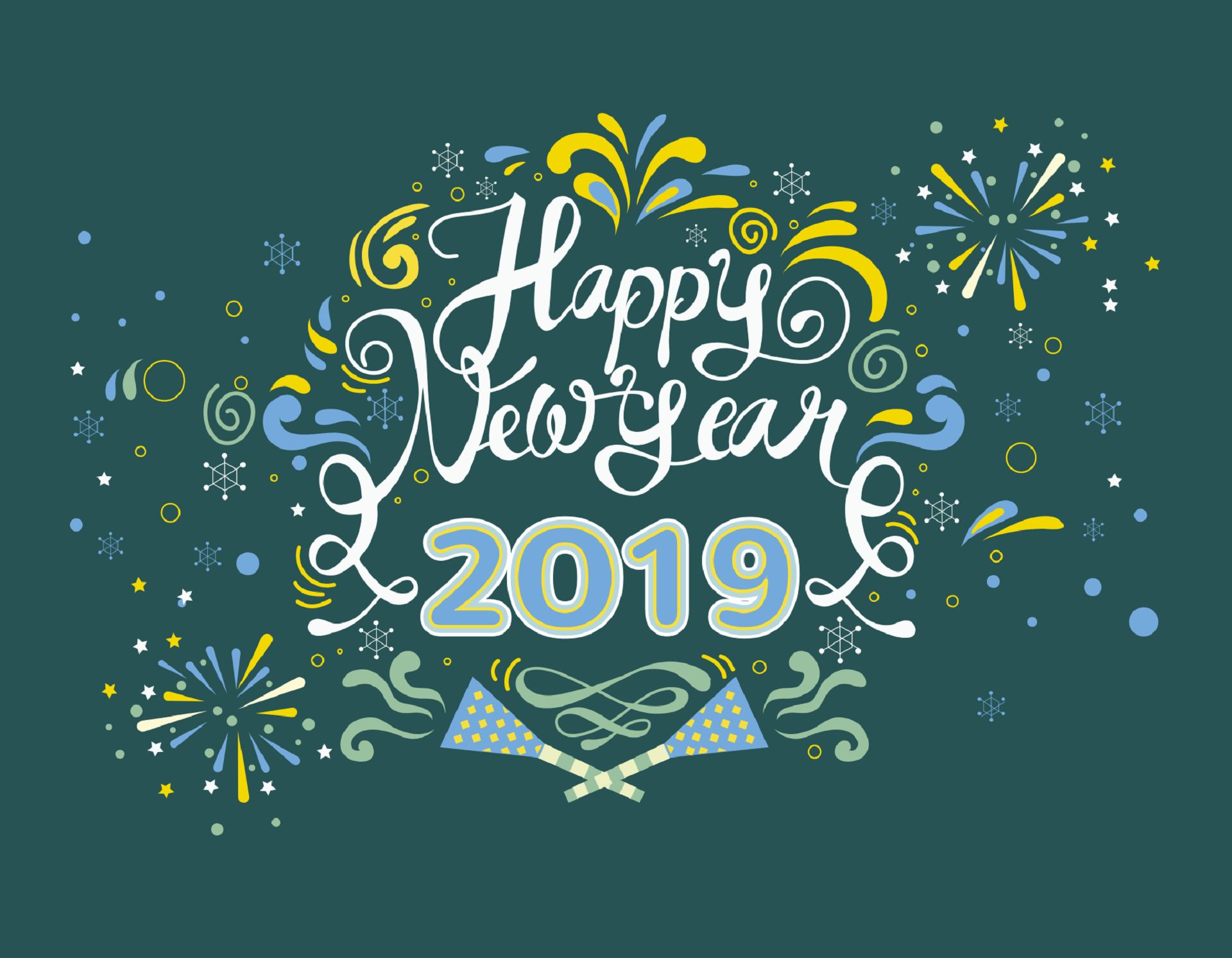 Laden Sie das Feiertage, Frohes Neues Jahr, Neujahr 2019-Bild kostenlos auf Ihren PC-Desktop herunter