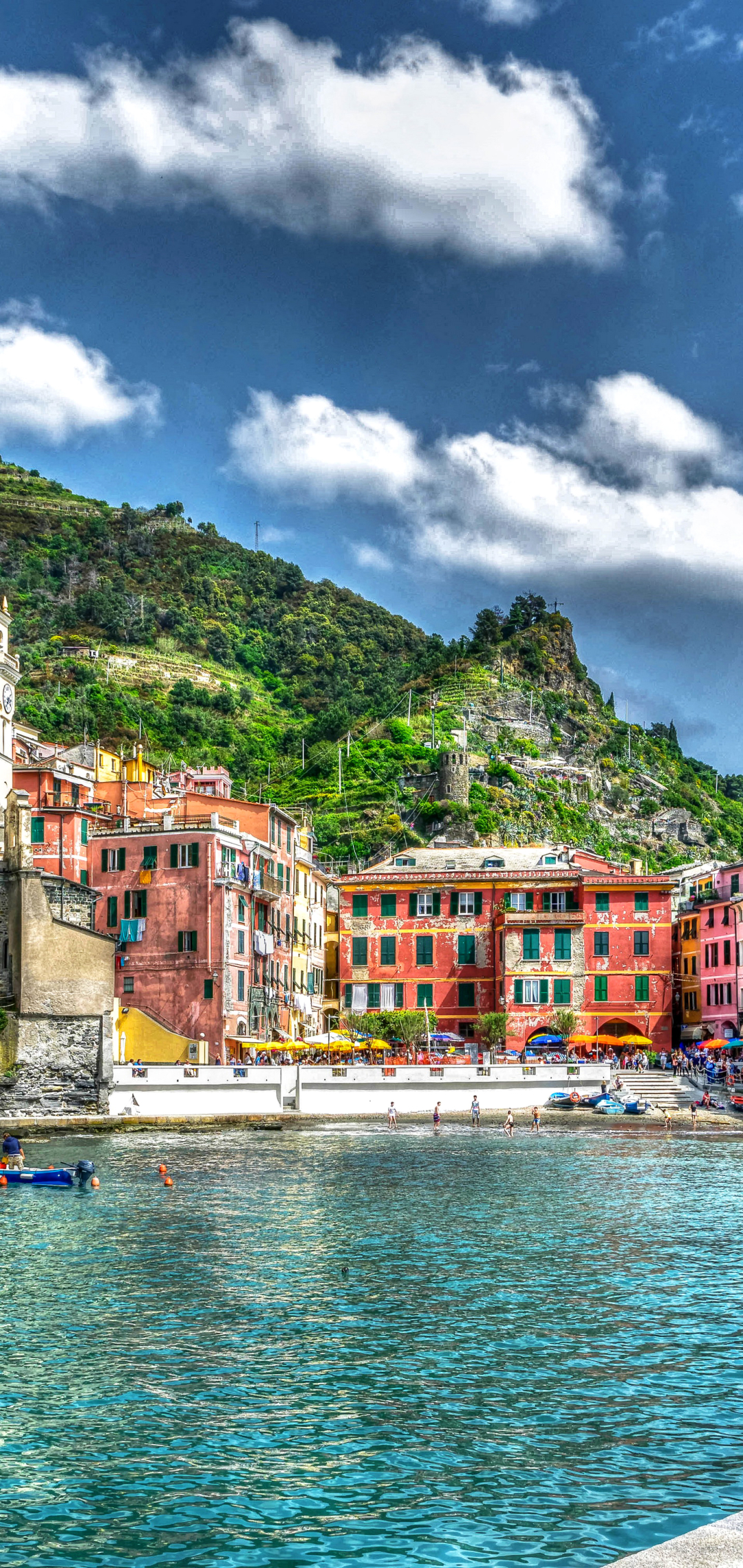 Download mobile wallpaper Italy, Building, Coast, Hdr, Manarola, Man Made, Towns for free.