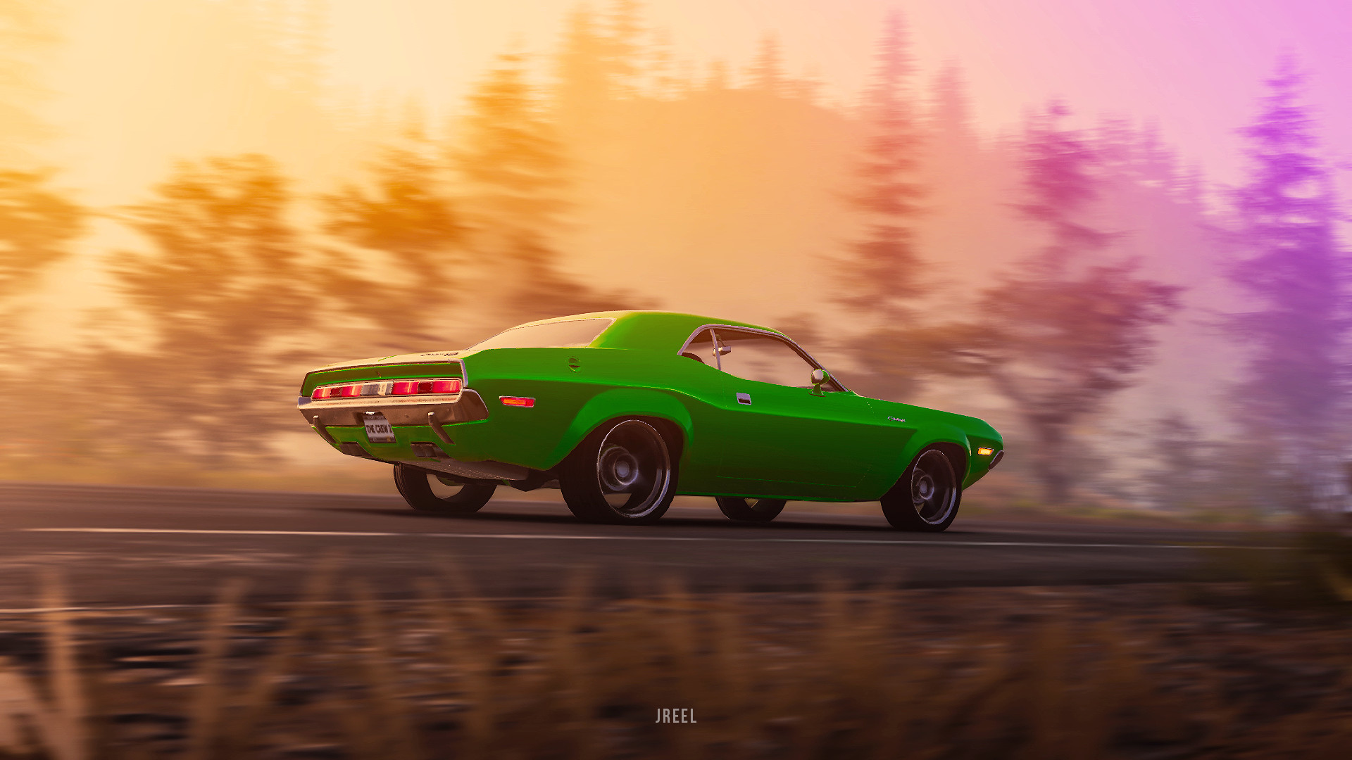 Free download wallpaper Dodge Challenger, Dodge, Video Game, Green Car, The Crew 2 on your PC desktop