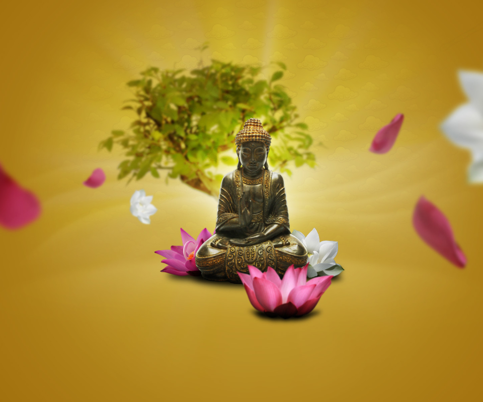 Скачать обои бесплатно Буддизм, Религиозные картинка на рабочий стол ПК
