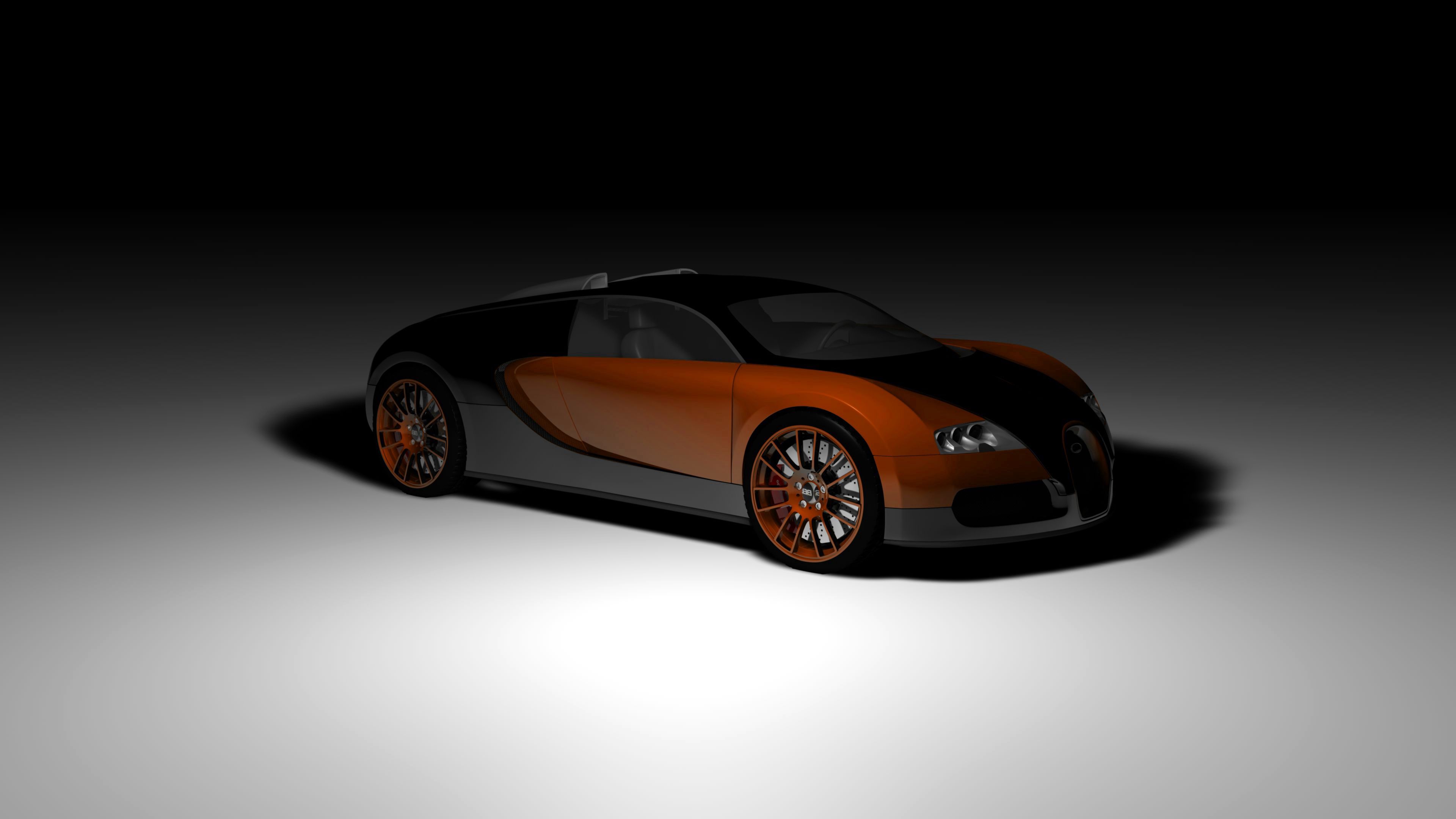 auto, bugatti, cars, shadow, concept, side view, veyron