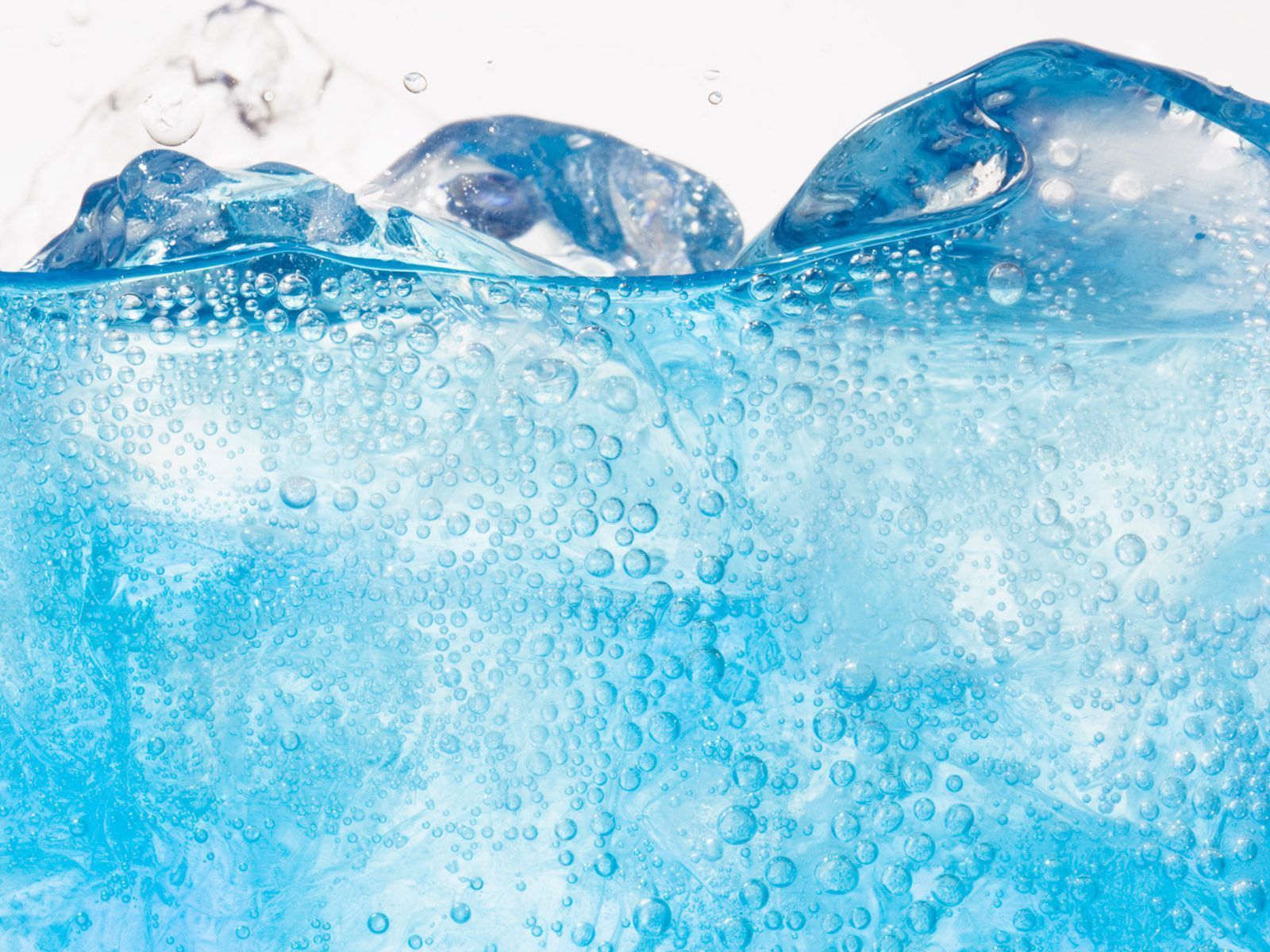 Desktop FHD water, background, ice, drinks, turquoise