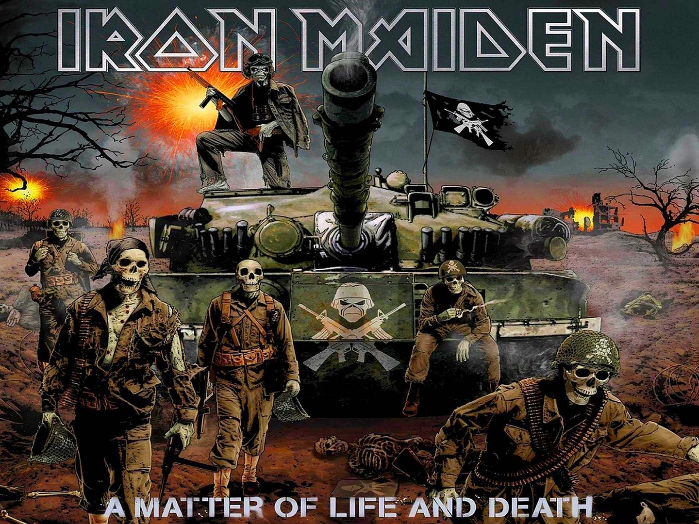 Download mobile wallpaper Music, Iron Maiden for free.