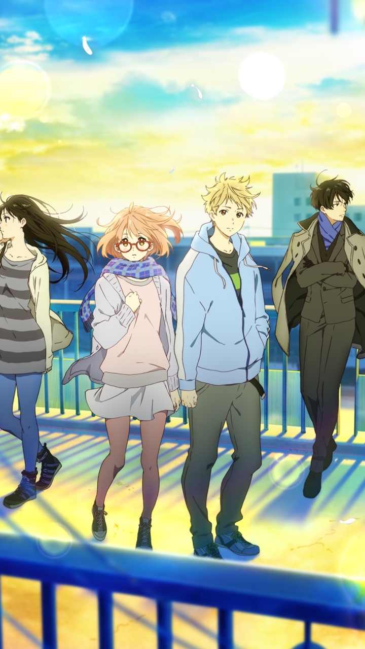 Baixar papel de parede para celular de Anime, Mirai Kuriyama, Akihito Kanbara, Hiroomi Nase, Nariz De Mitsuki, Beyond The Boundary gratuito.