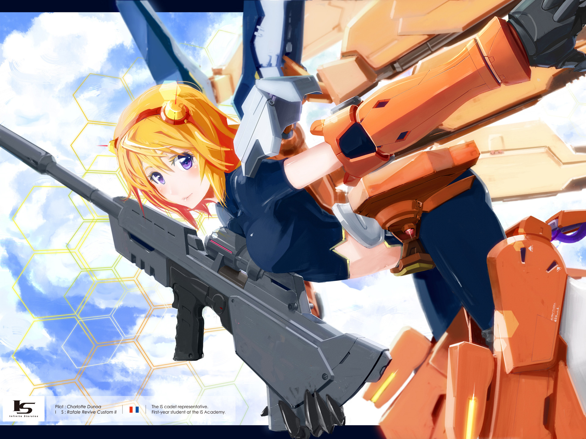 Free download wallpaper Anime, Infinite Stratos on your PC desktop