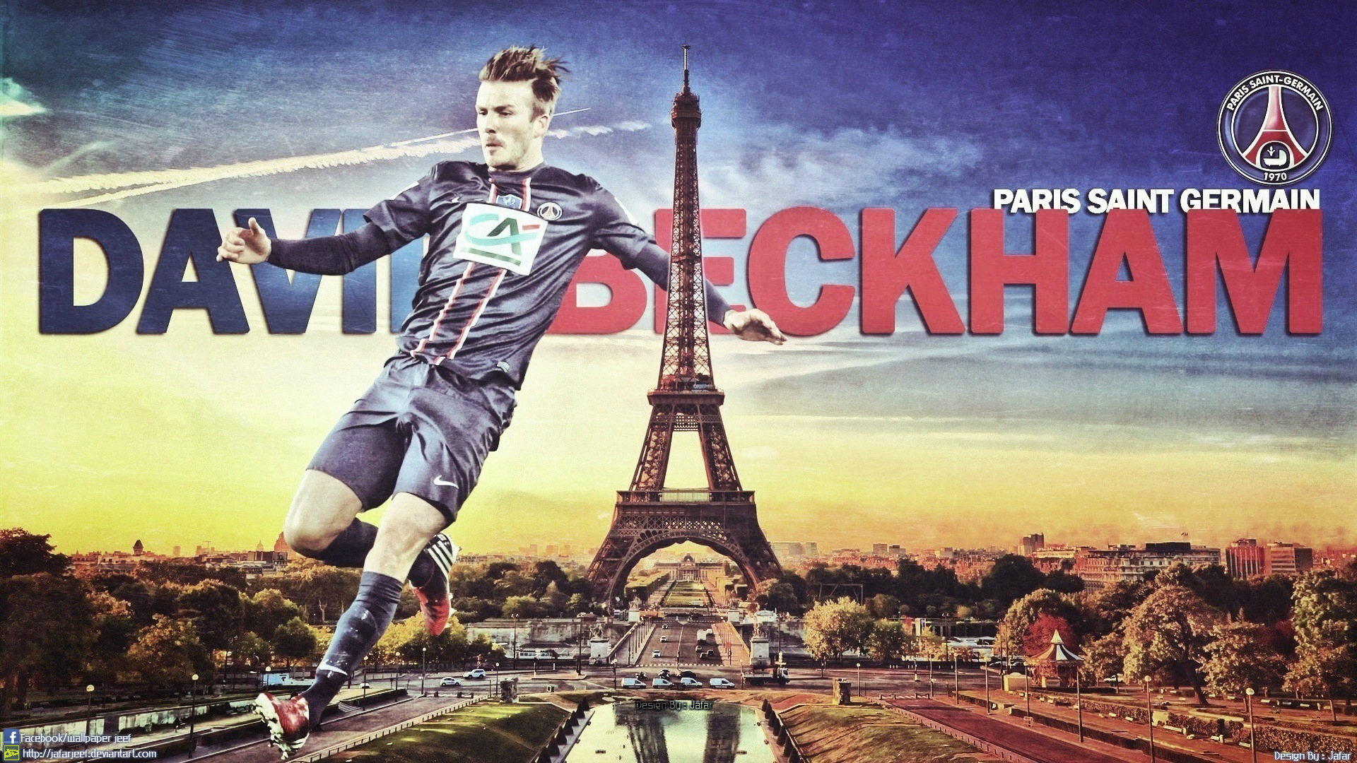 Free download wallpaper Sports, David Beckham, Soccer, Paris Saint Germain F C on your PC desktop