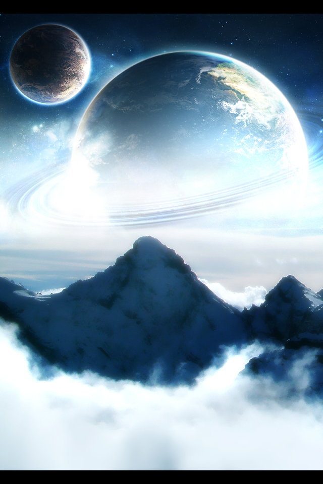 Download mobile wallpaper Landscape, Mountain, Sci Fi for free.