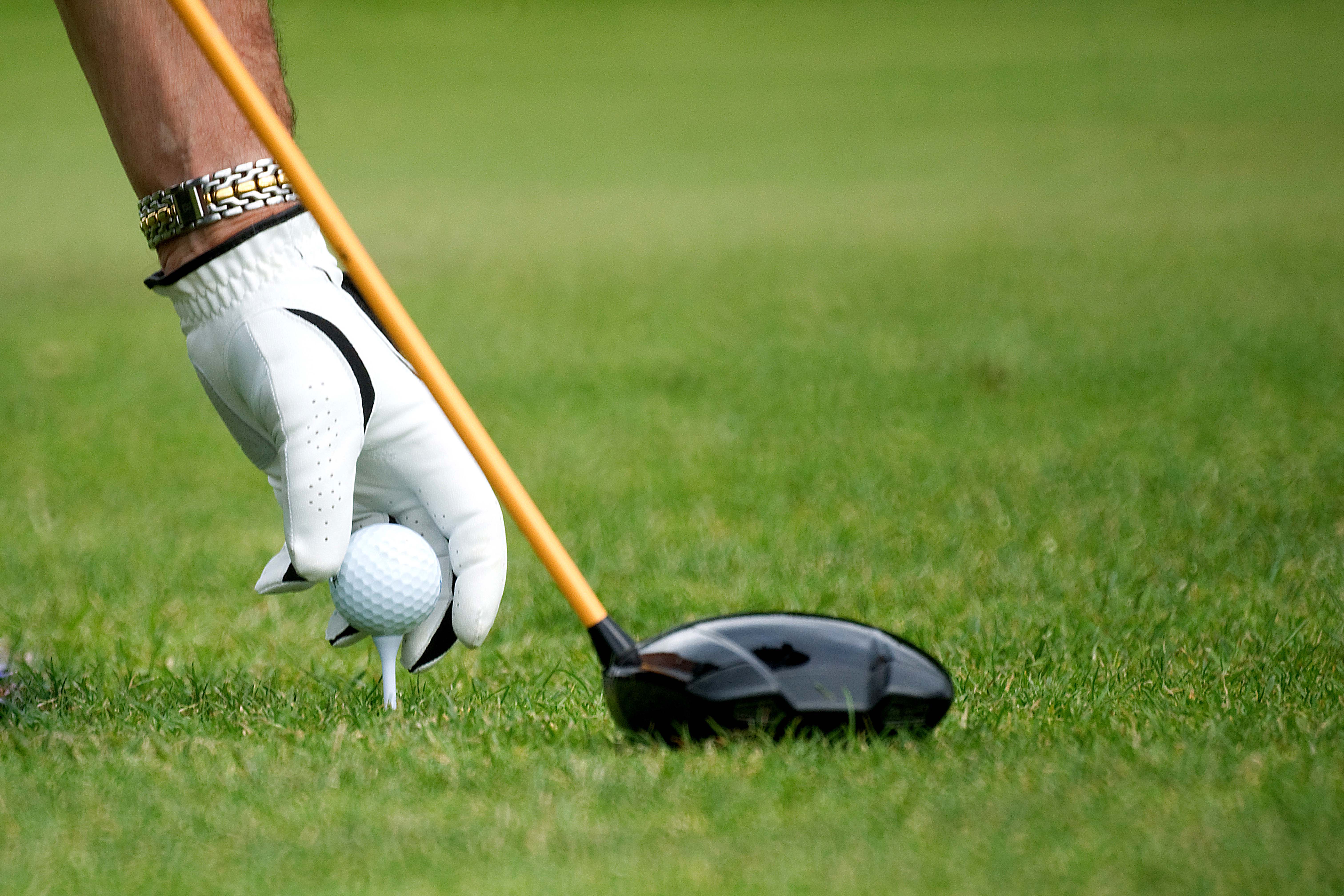 Download mobile wallpaper Sports, Golf, Hand, Glove, Golf Ball, Golf Club for free.